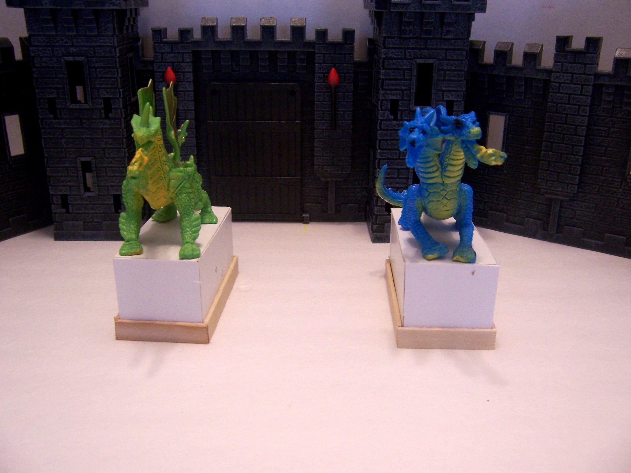 Frostgrave, Dragon Statues WIP