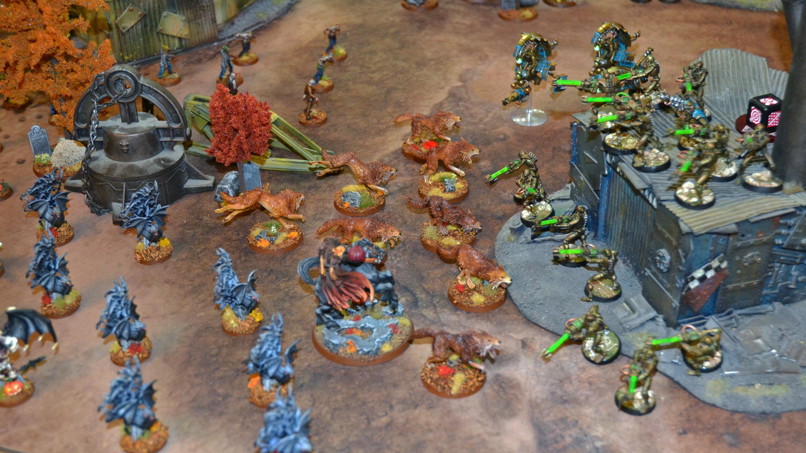 Battle Report, Chaos, Necrons, Warhammer 40,000