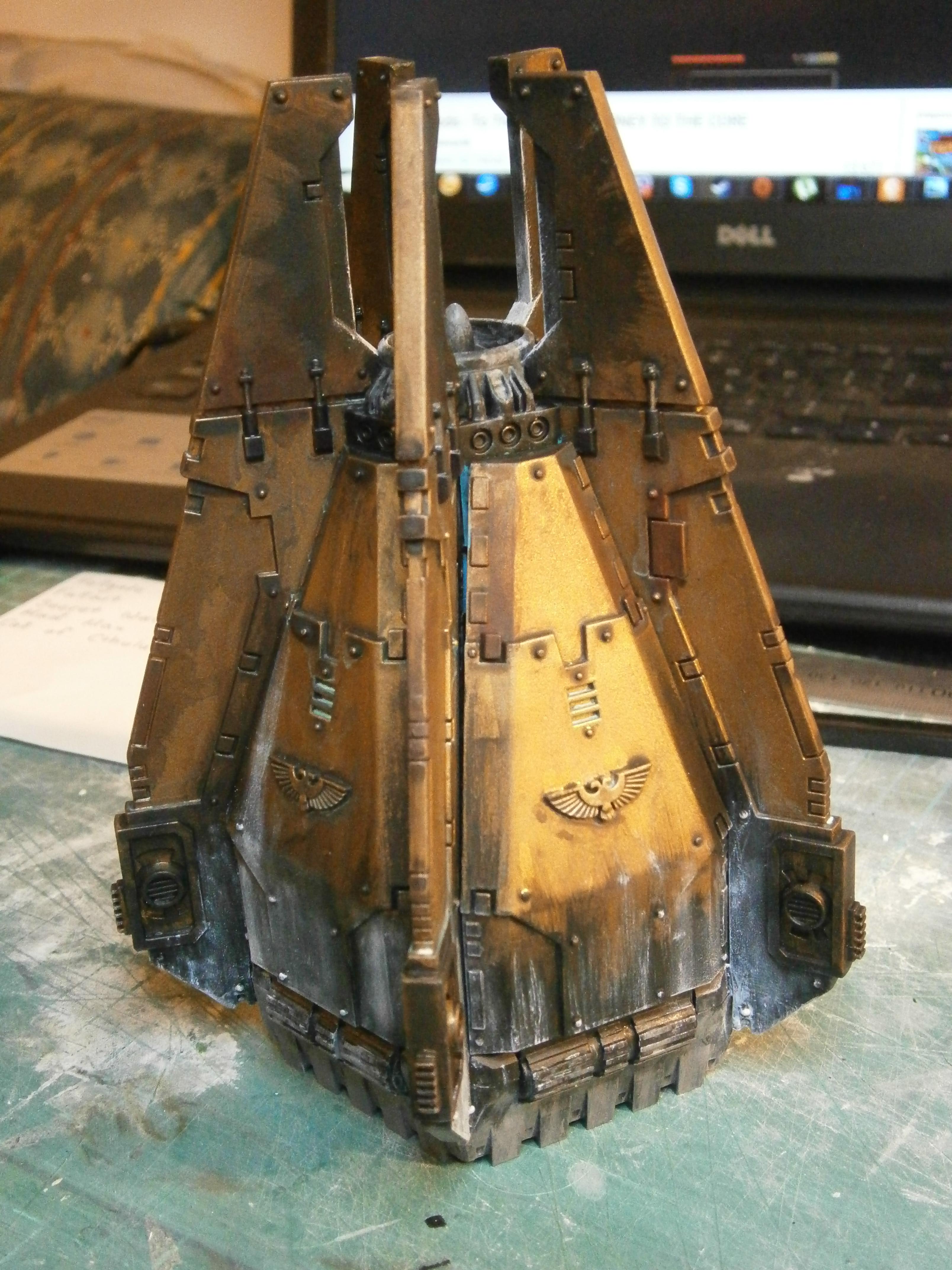 Drop Pod, Space Marines, Weathered