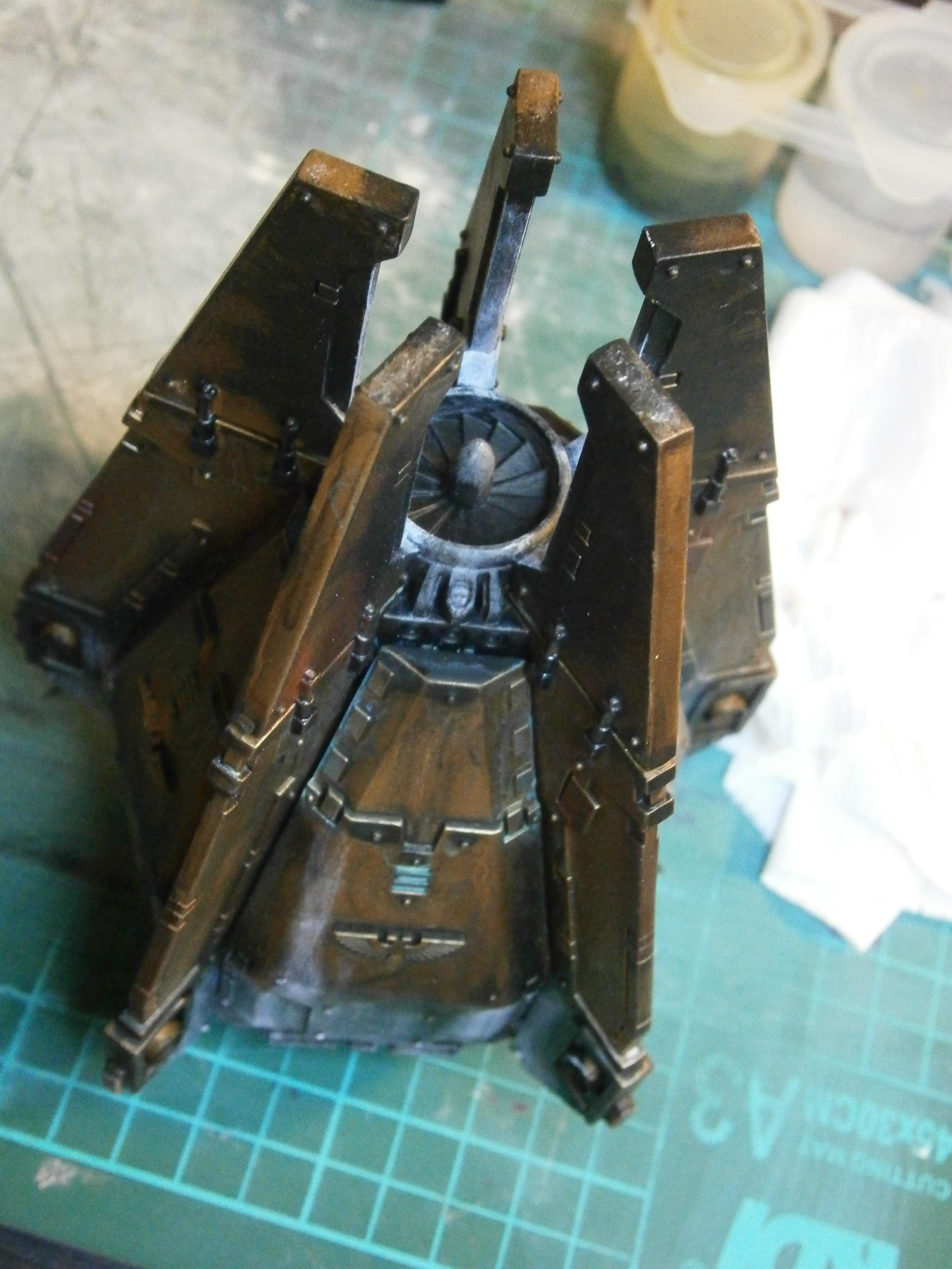 Drop Pod, Space Marines, Weathered