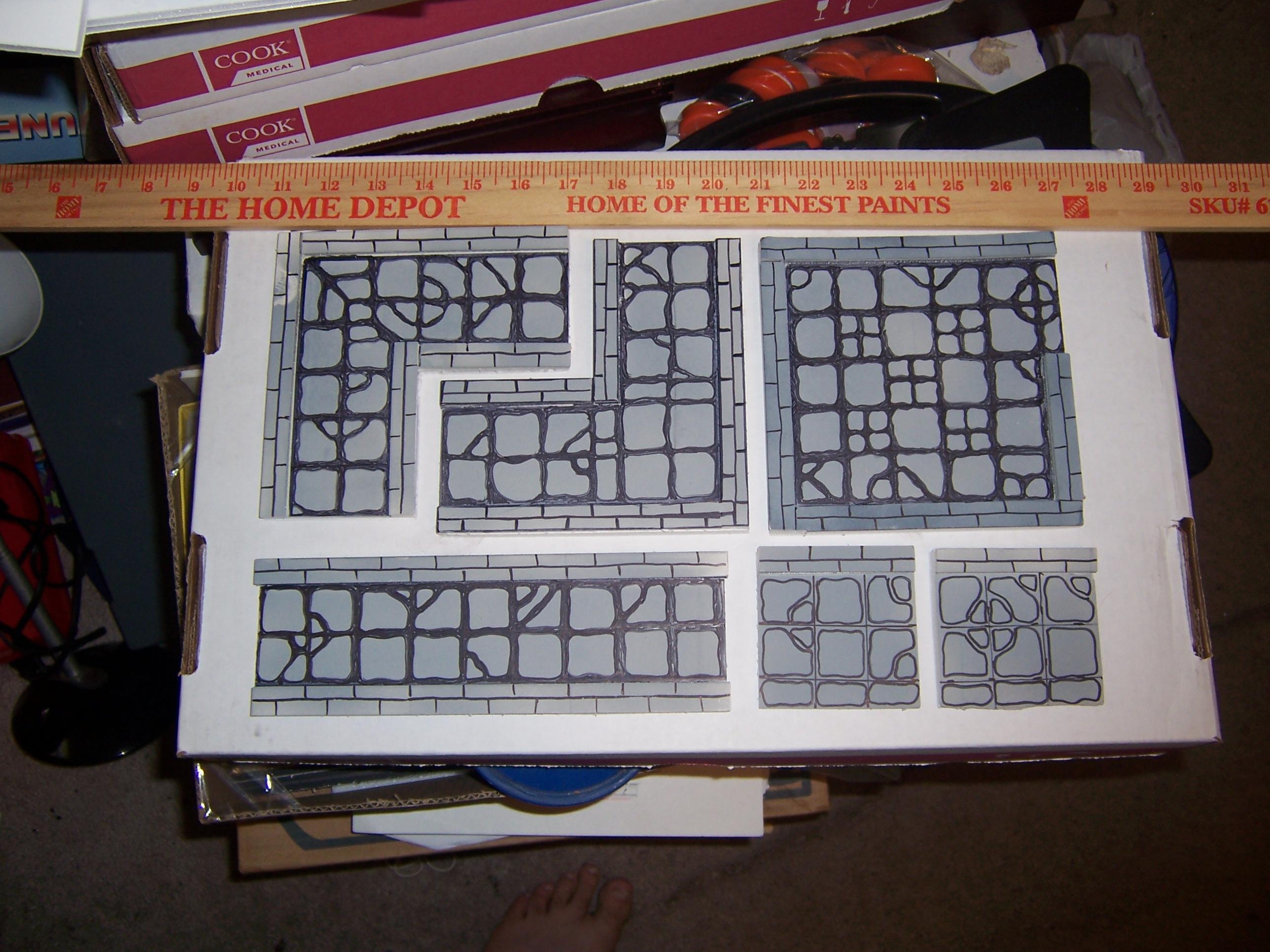 2.5d, Dungeon, Dungeons And Dragons, Floor, Frostgrave, Tiles
