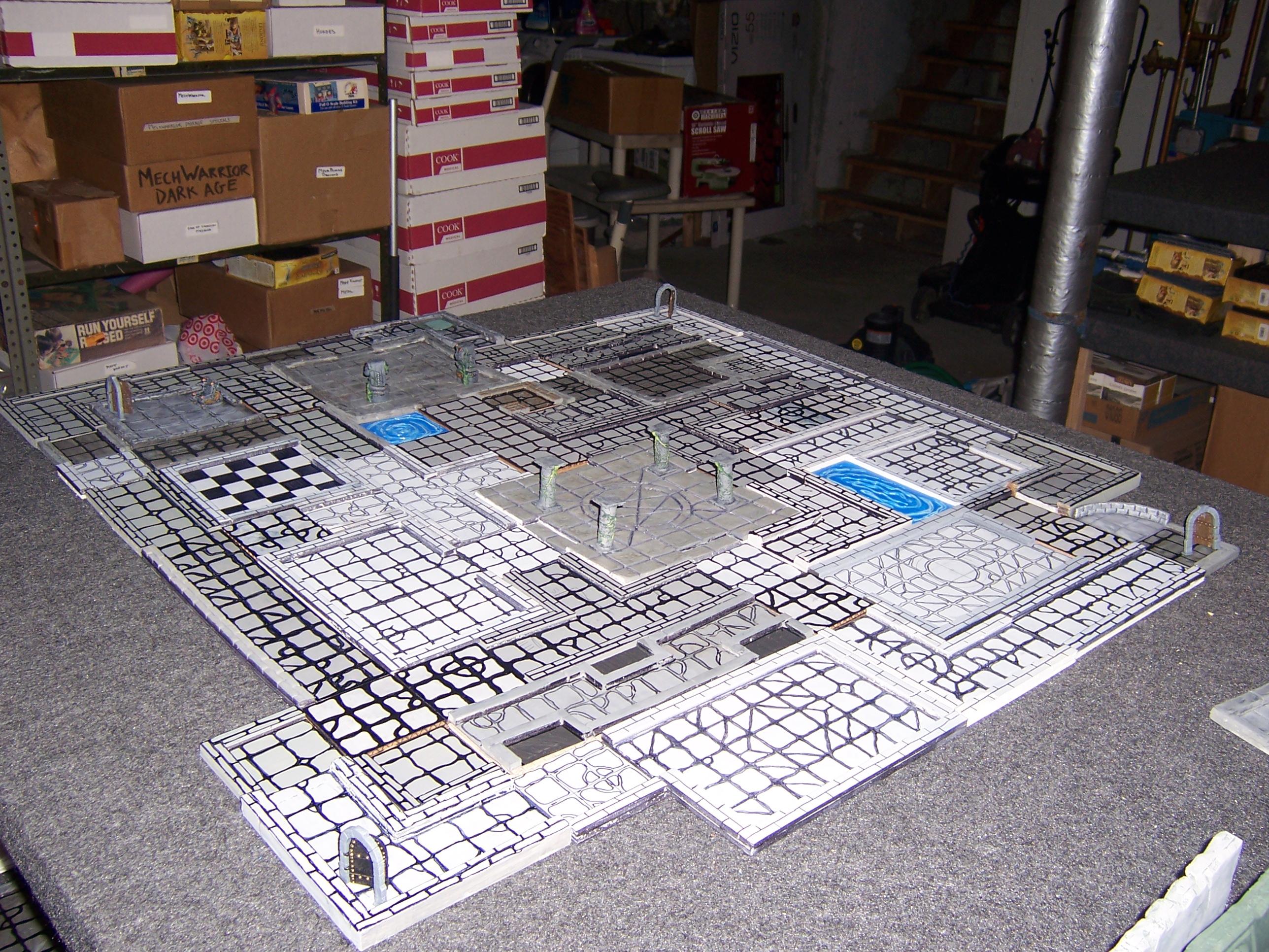 2.5d, Dungeon, Dungeons And Dragons, Floor, Frostgrave, Tiles