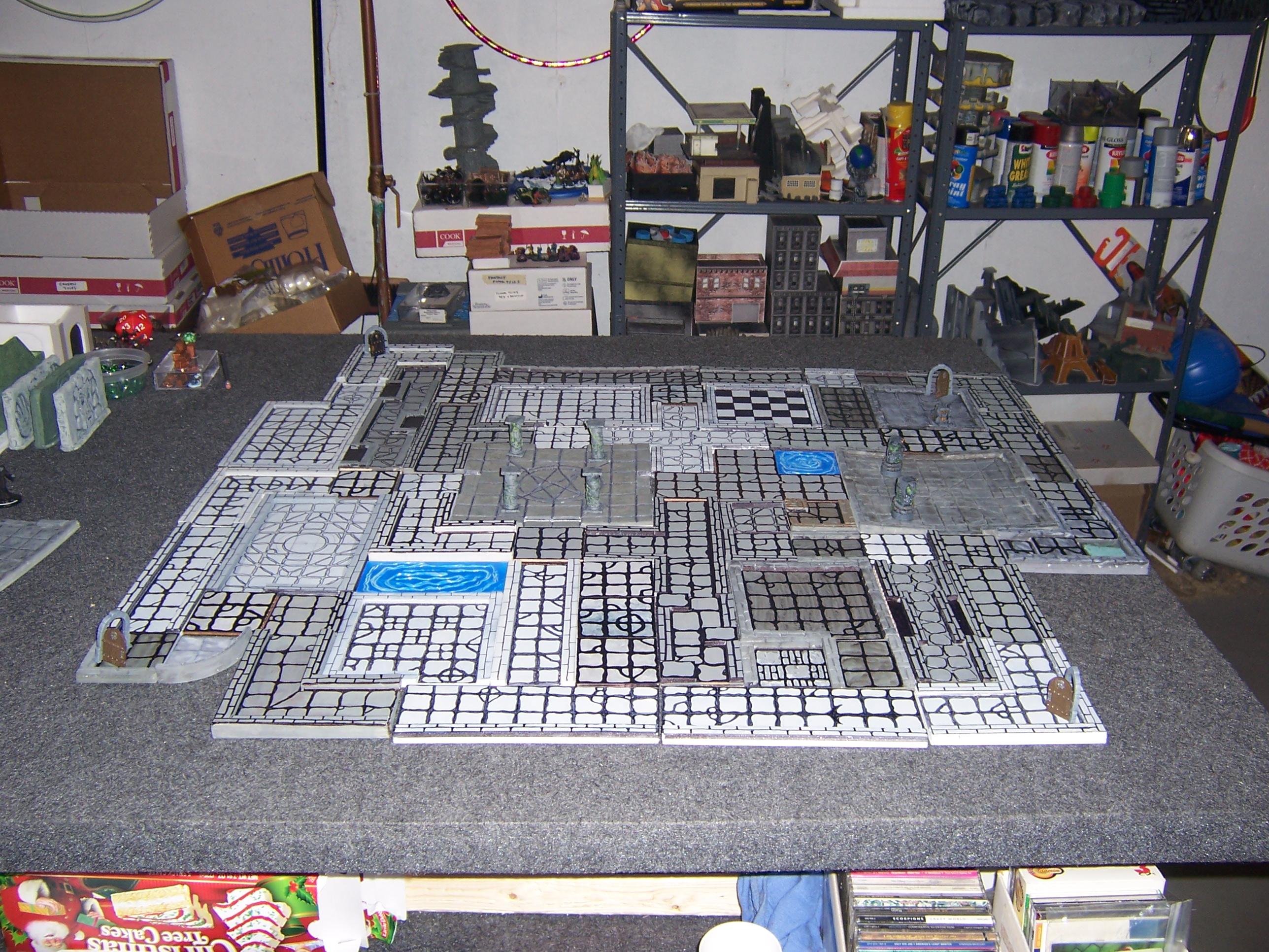 2.5d, Dungeon, Dungeons And Dragons, Floor, Frostgrave, Tiles
