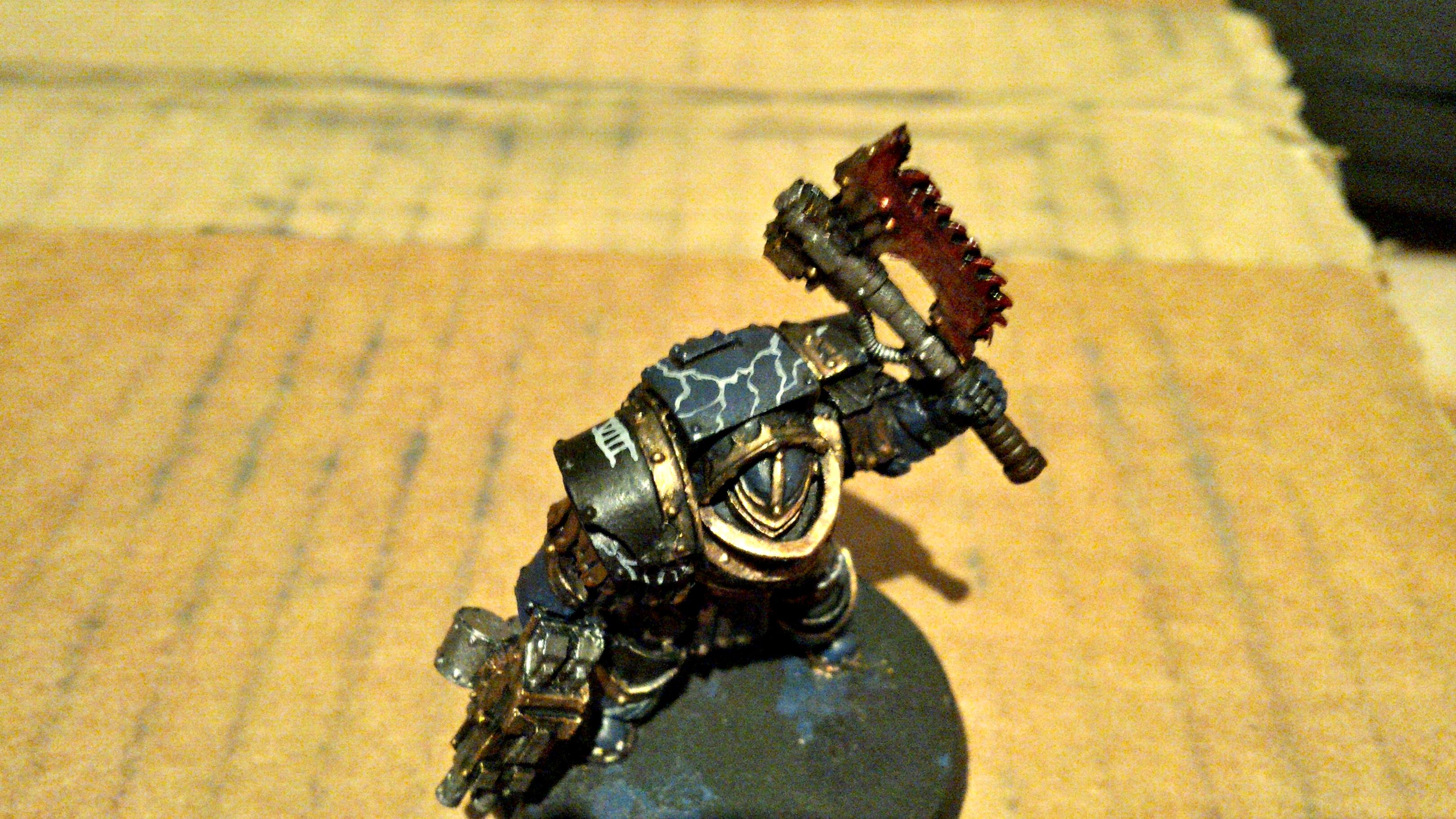 30k, Blood, Blue, Cataphractii, Gold. Horus Heresy, Lightning, Night Lords, Skull, Volkite