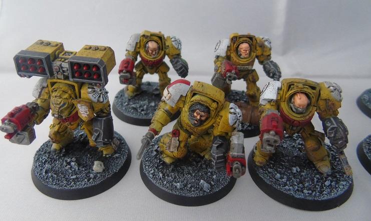 Adepus Astartes, Battle Damage, City, Imperial Fists, Rubble, Ruins, Space Marines, Terminator Armor, Urban, Weathered, Yellow