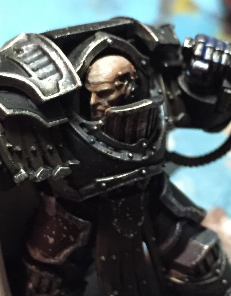 30k, Black, Headquarters, Iron Hands, Legion, Space Marines, Warhammer 40,000, Weathered