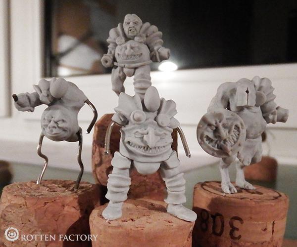Chaos, Mutant, Sculpting, Warriors