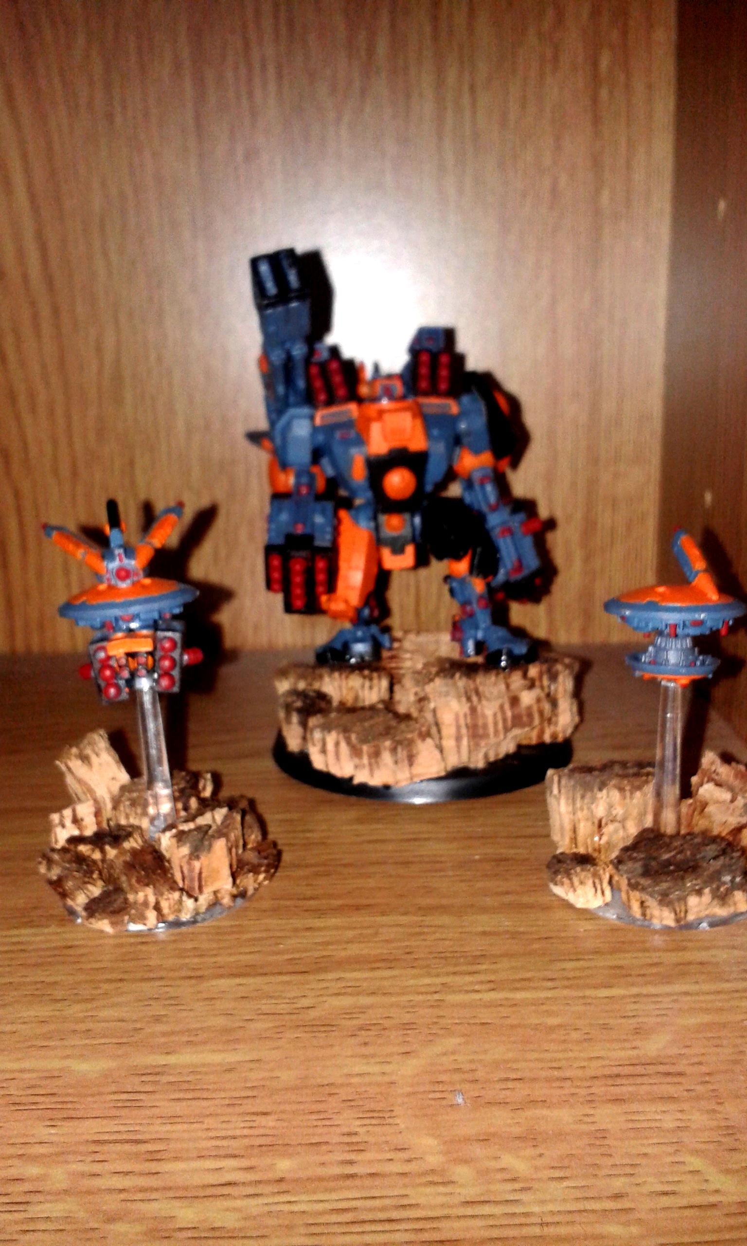 Broadsides, Custom Paint, Drones, Tau