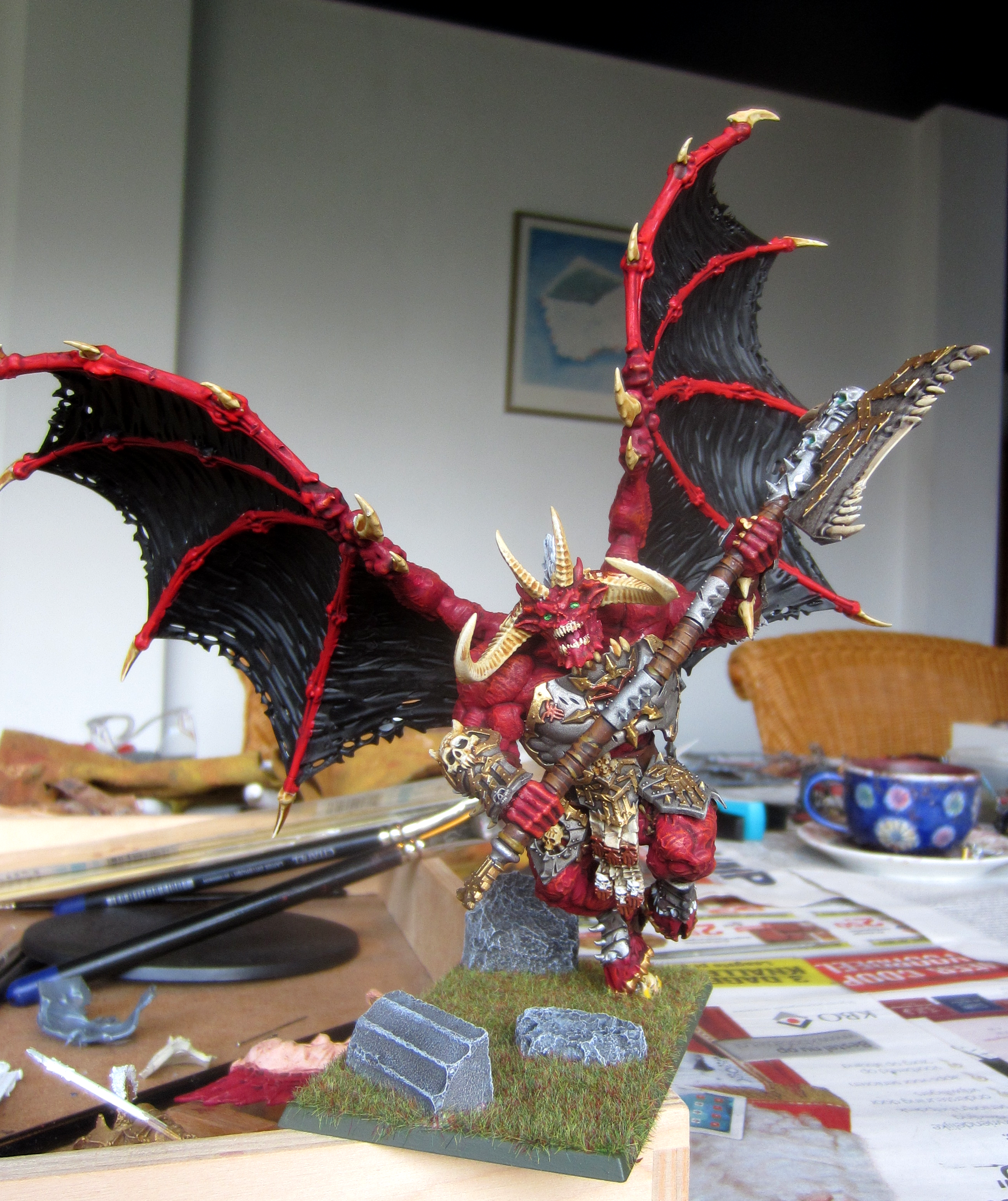 Bloodthirster, Chaos, Daemons, Khorne, Plastic