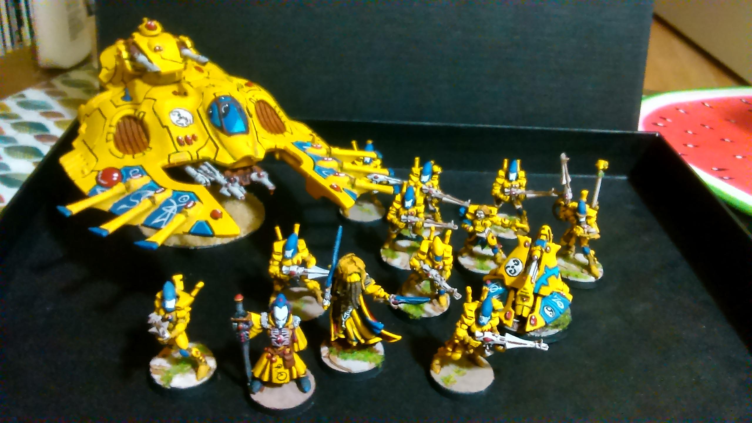 Doom Of The Eldar, Eldar, Guardians, Iyanden, The Bards, Warhost Carcosa, Warlock, Waveserpent, Zann