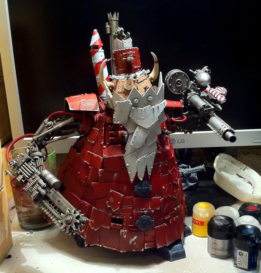 Christmas, Convert, Orcs, Stompa
