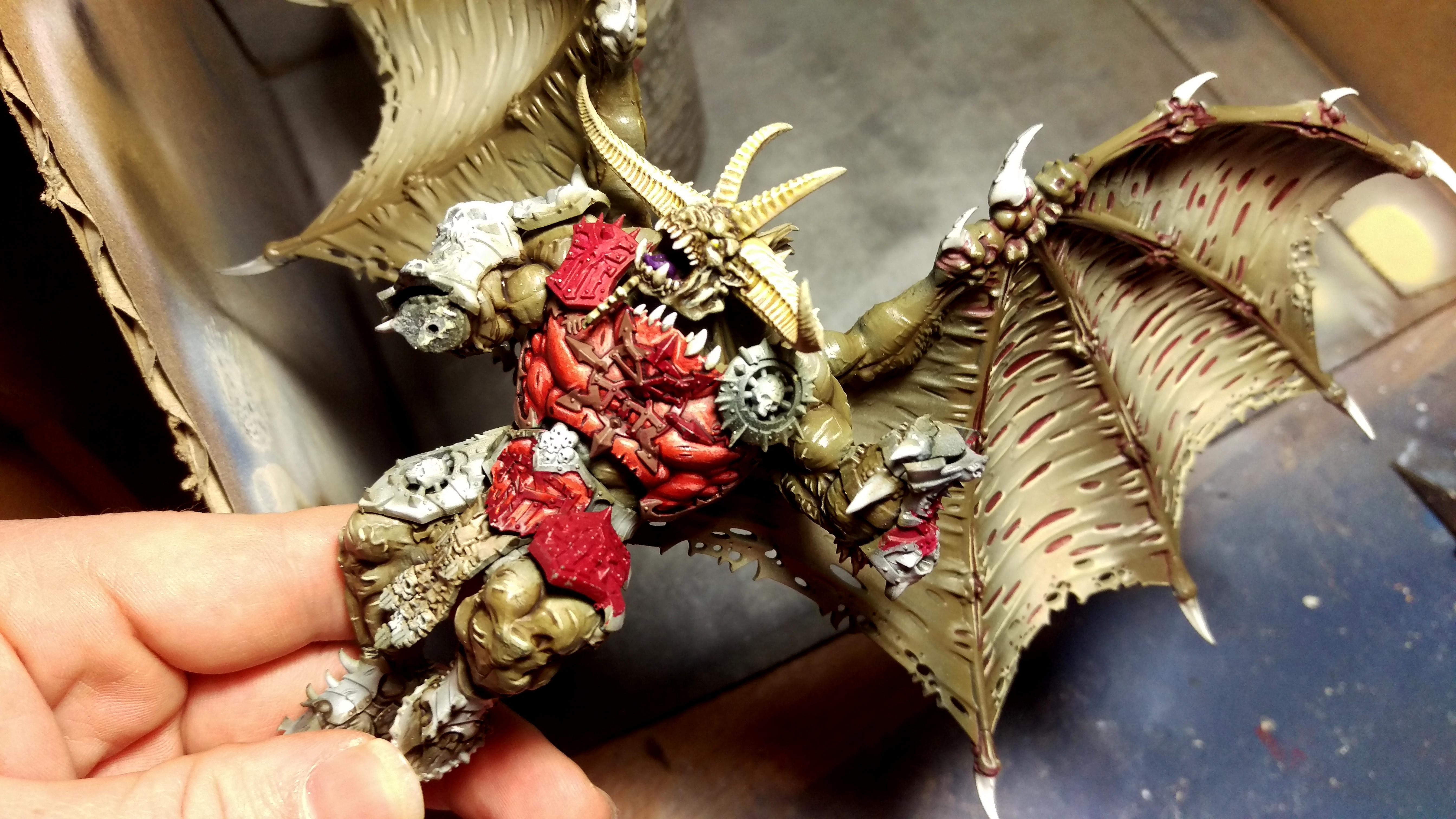 Bloodthirster, Cd, Chaos, Chaos Space Marines, Khorne, Work In Progress