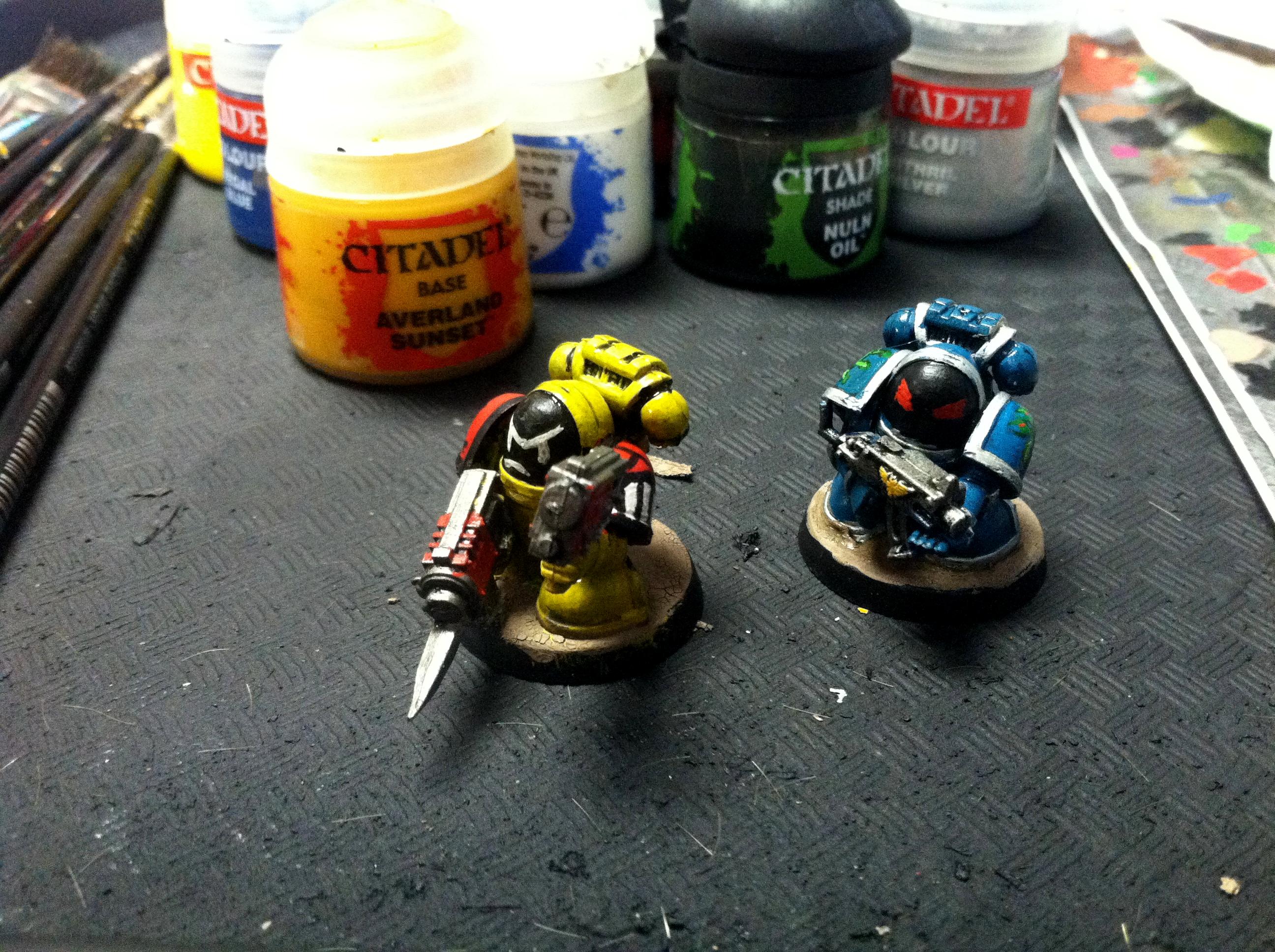 Alpha Legion, Angry Marine, Chibi, Humor, Space Marines