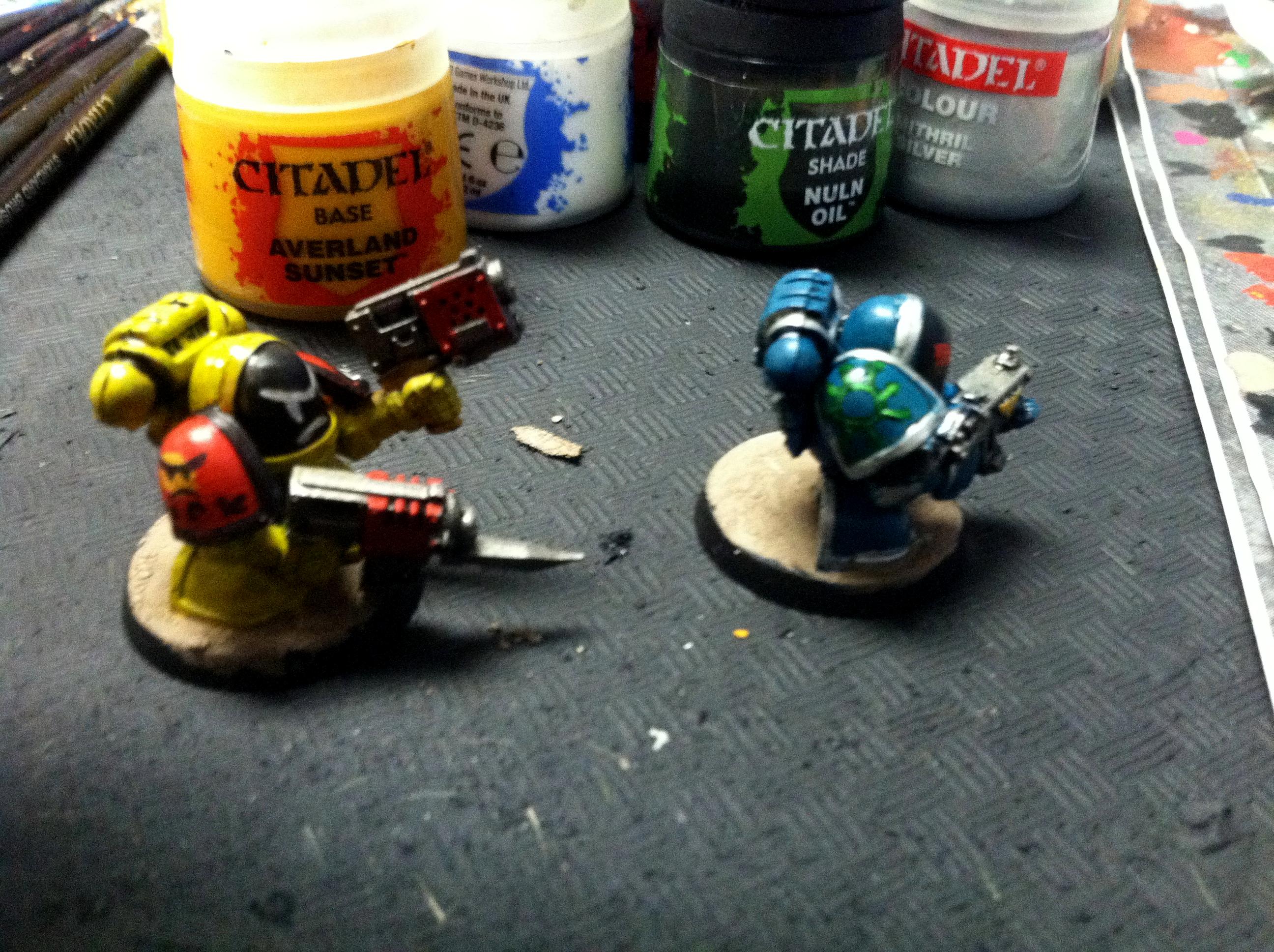 Alpha Legion, Angry Marine, Chibi, Humor, Space Marines