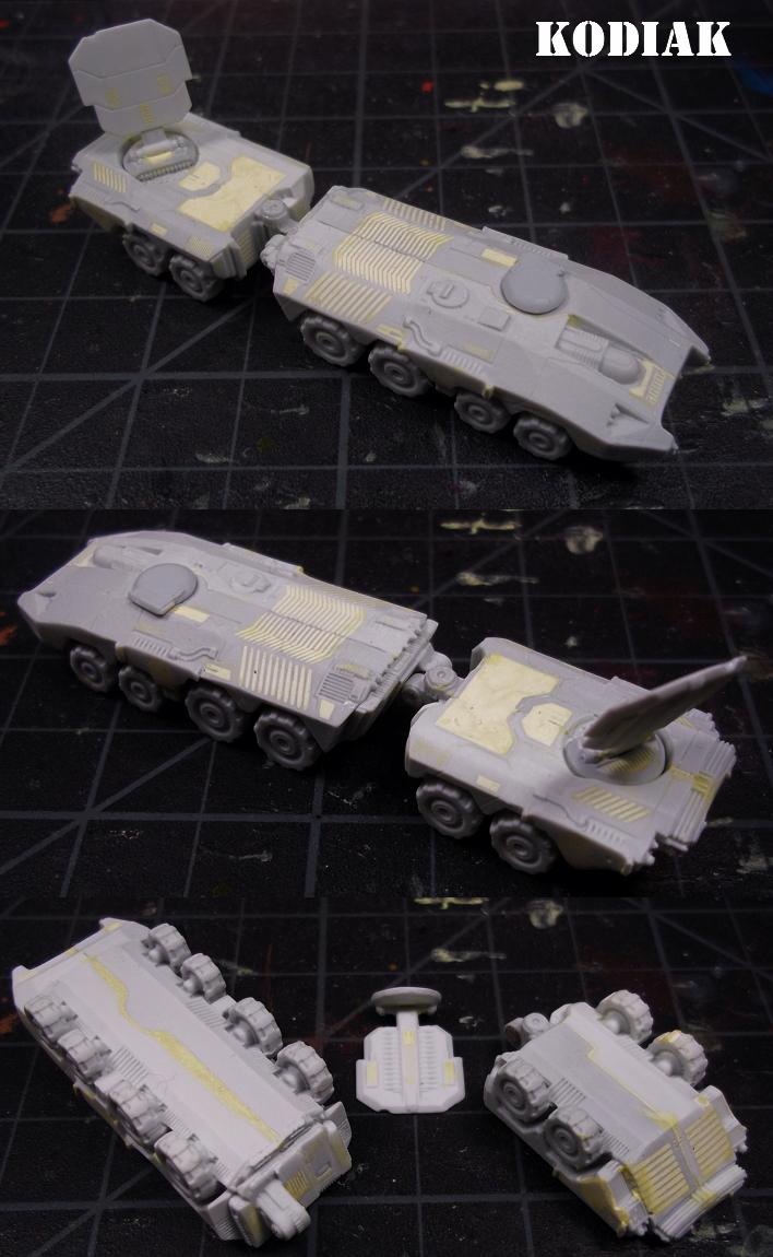 Army, Dropship, Dropzone Commander, Dzc, Kodiak, Tank, Ucm, United Colonies Of Mankind, Work In Progress