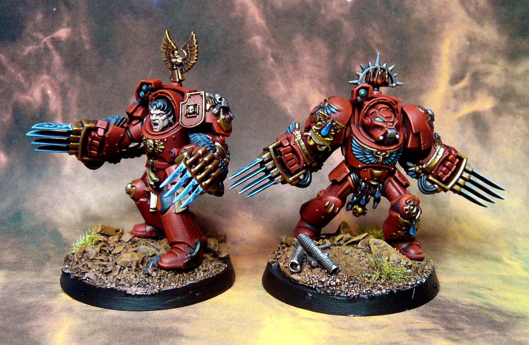Adeptus Astartes, Black Rage, Blood Angels, Lightning Claws, Red Thirst, Space Marines, Terminator Armor