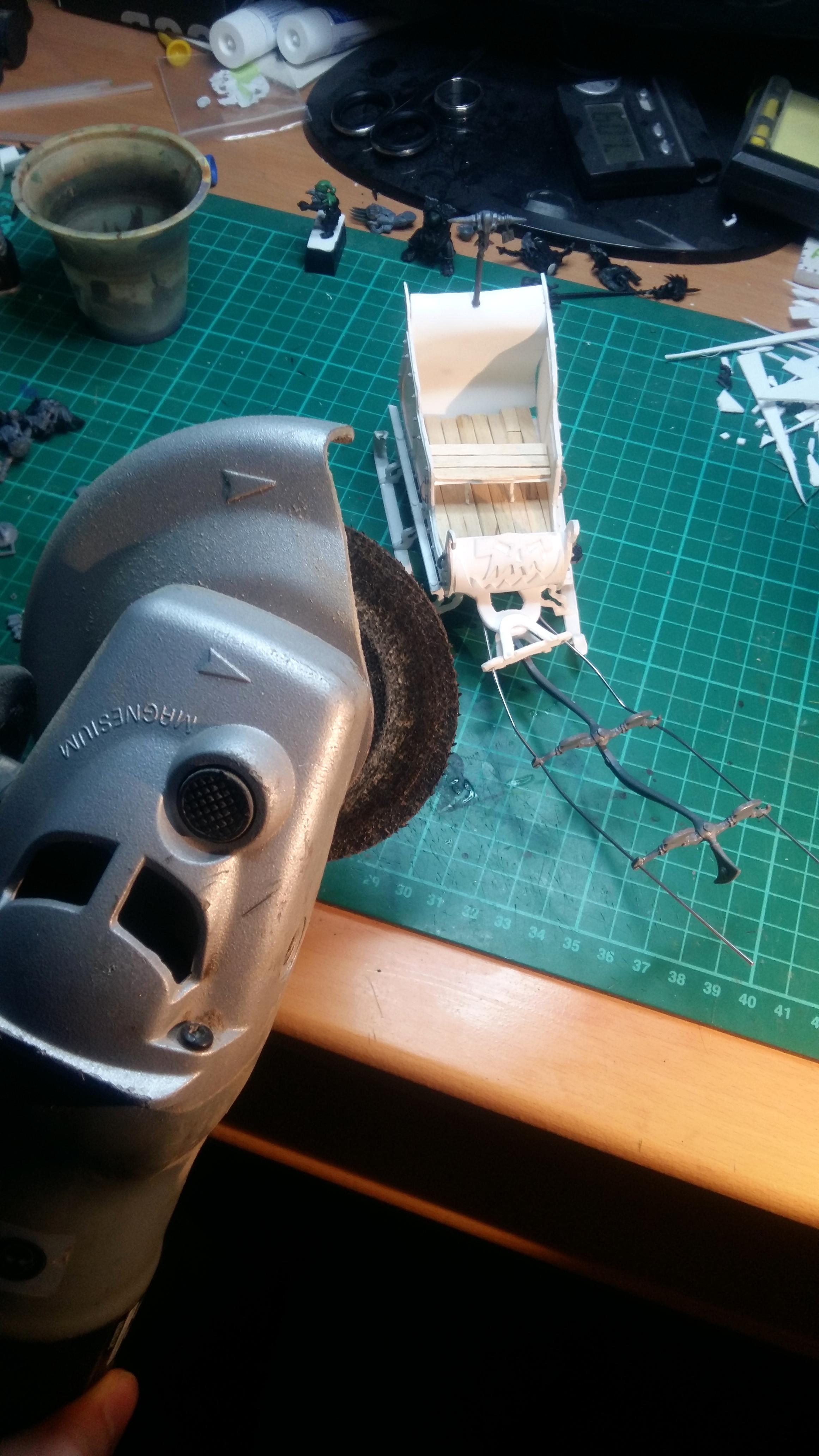 Ork Santa, Angle Grinder Overkill