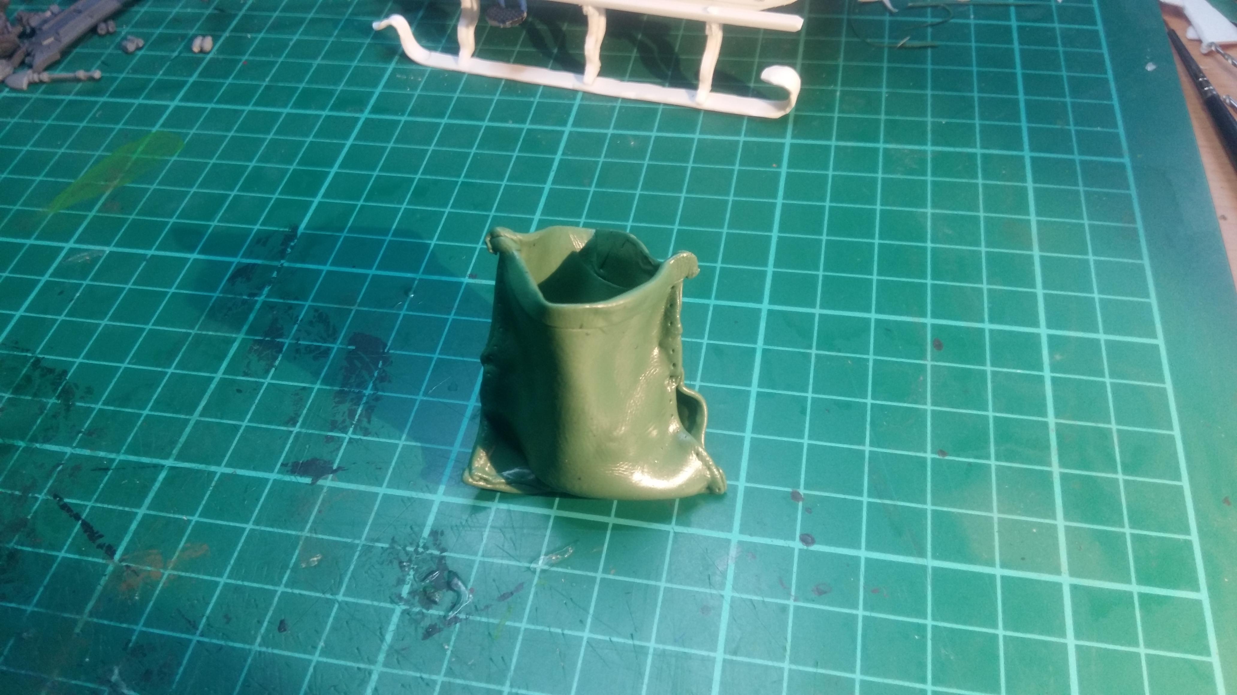 Ork Santa, Sack WIP