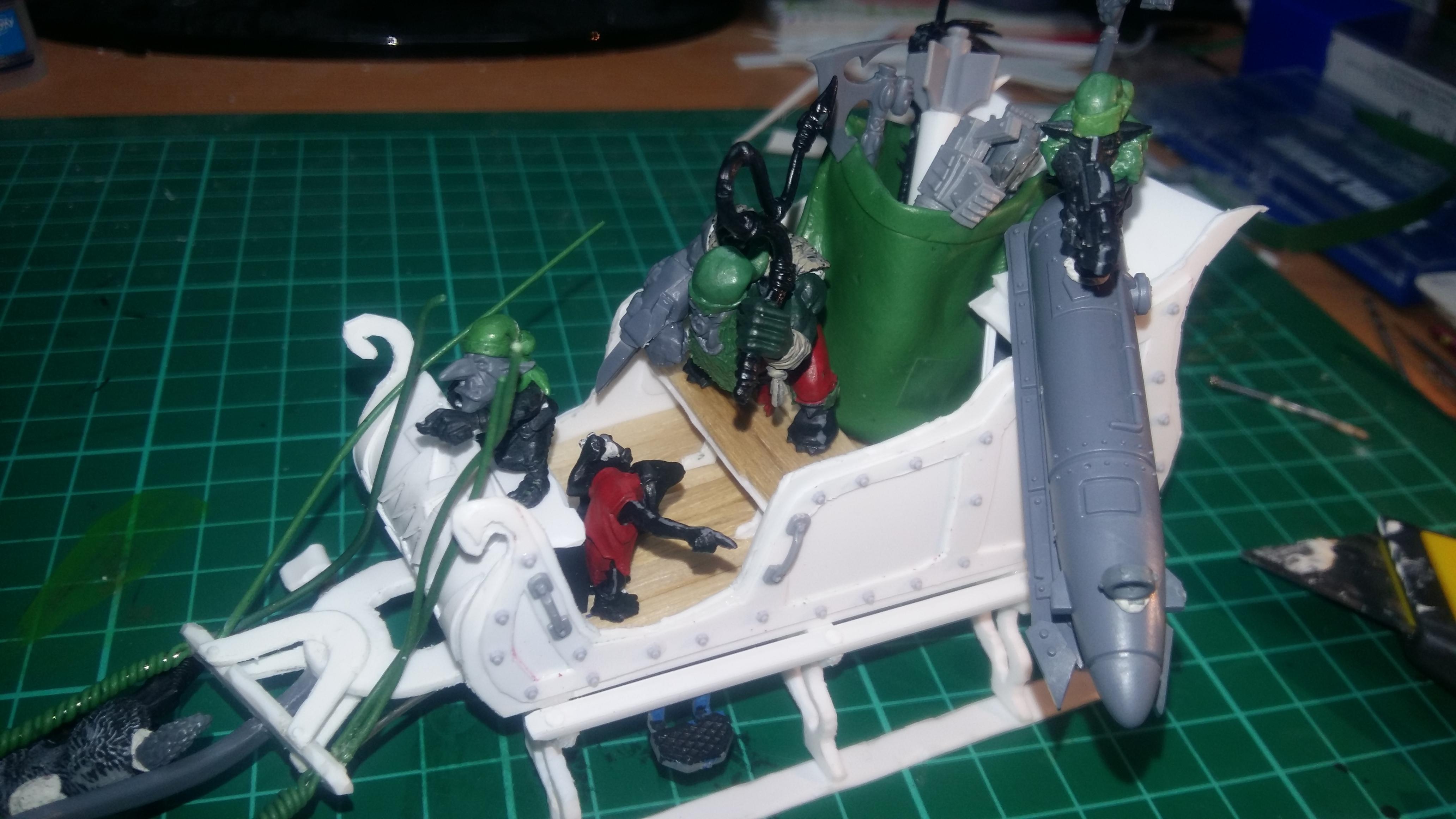 Ork Santa, Sleigh