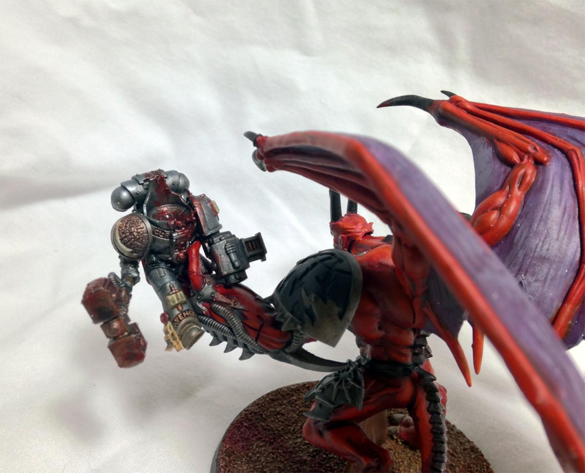 Chaos Space Marines, Daemon Prince, Grey Knights