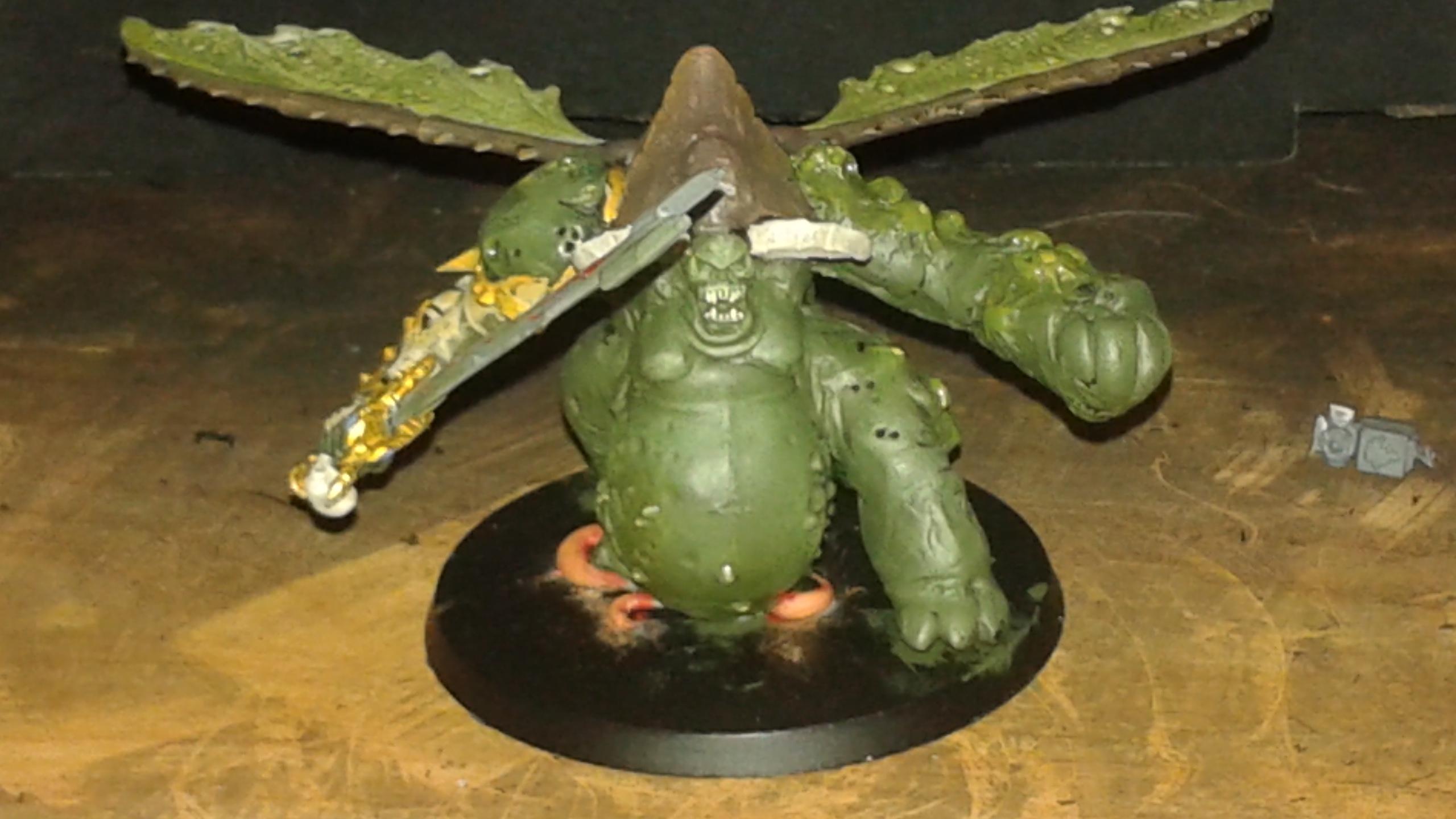 Custom, Daemon Prince, Nurgle, Painted
