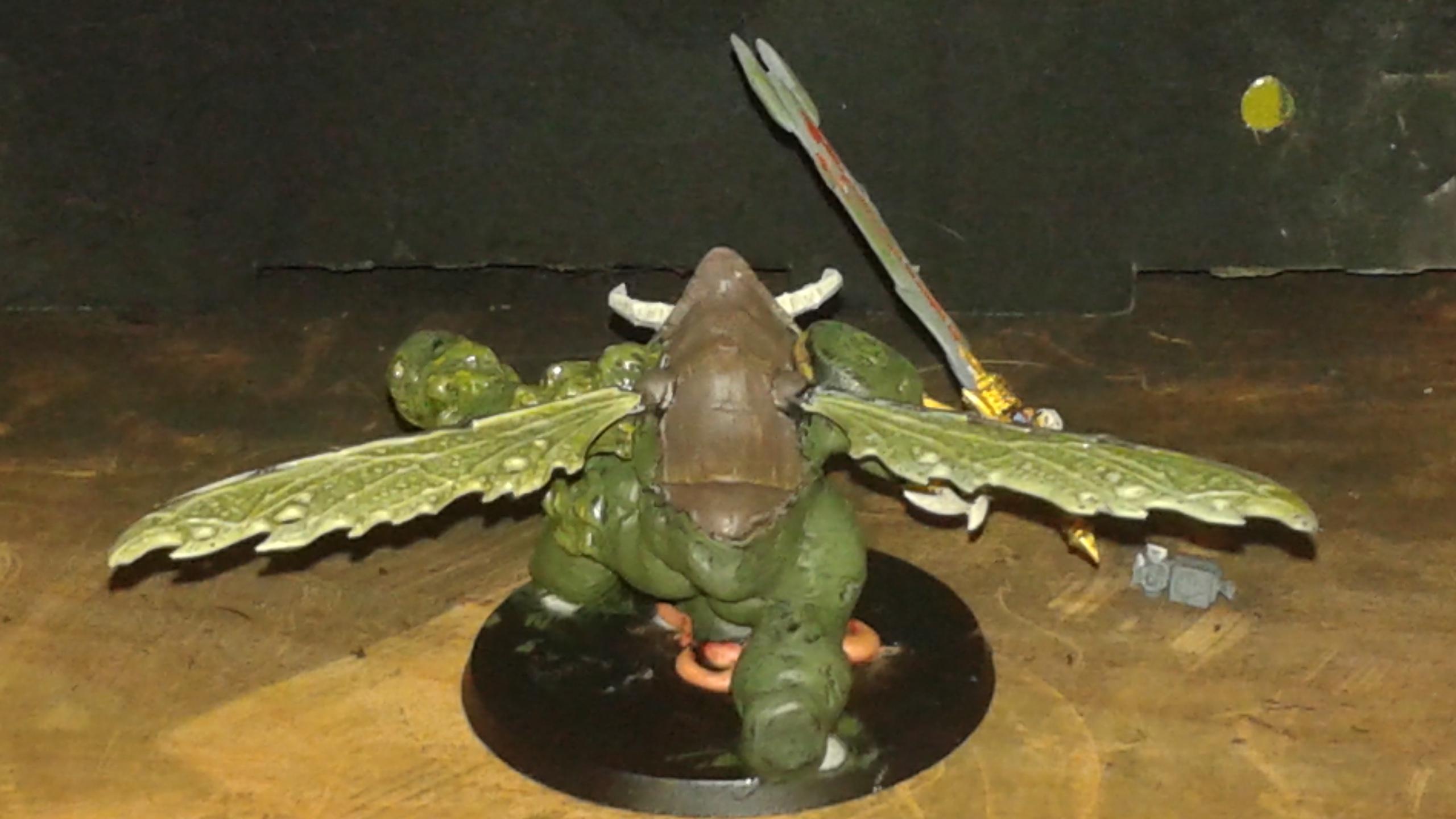 Custom, Daemon Prince, Nurgle, Painted