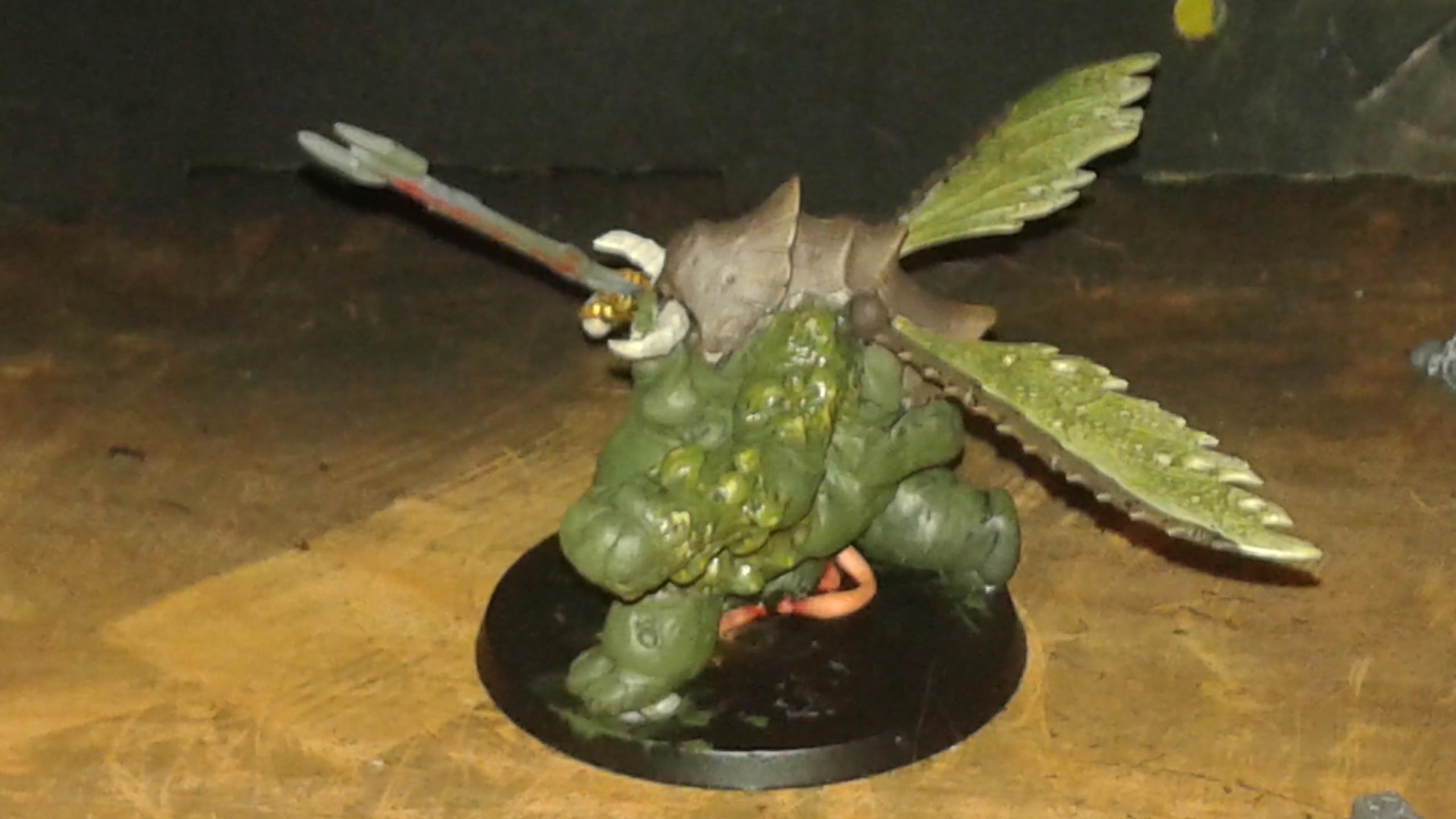 Custom, Daemon Prince, Nurgle, Painted