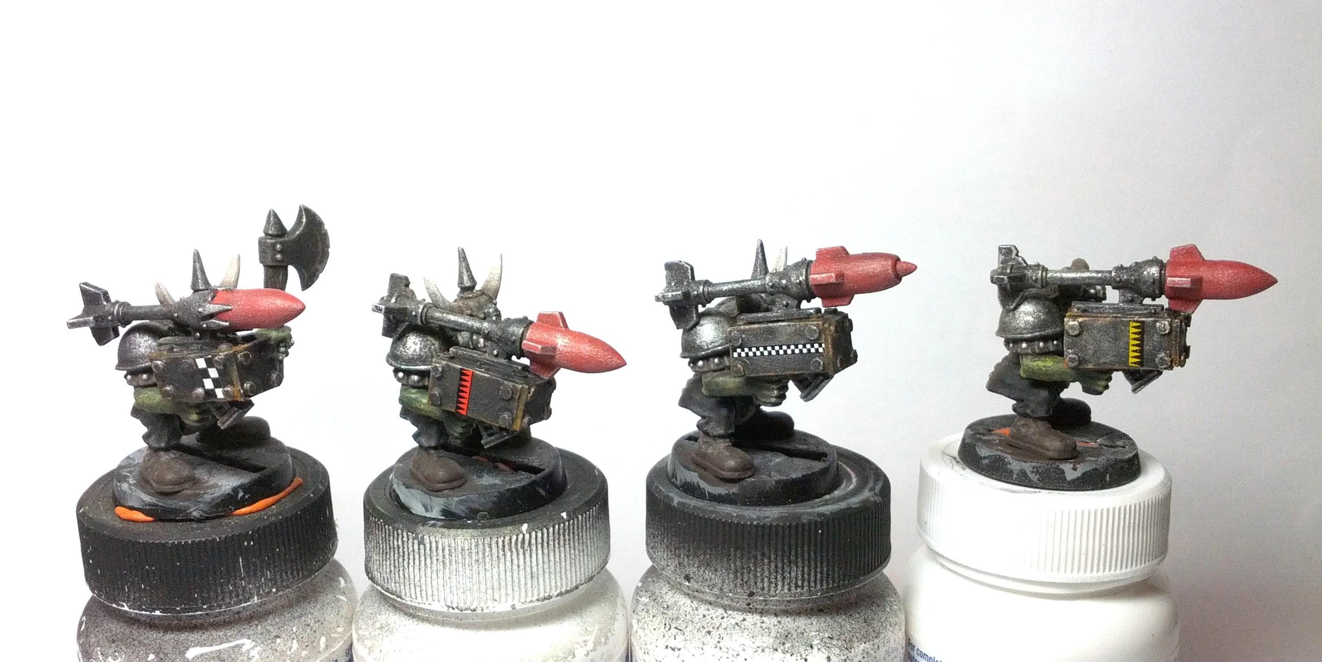 Boy, Custom, Orks, Rokkits, Work In Progress