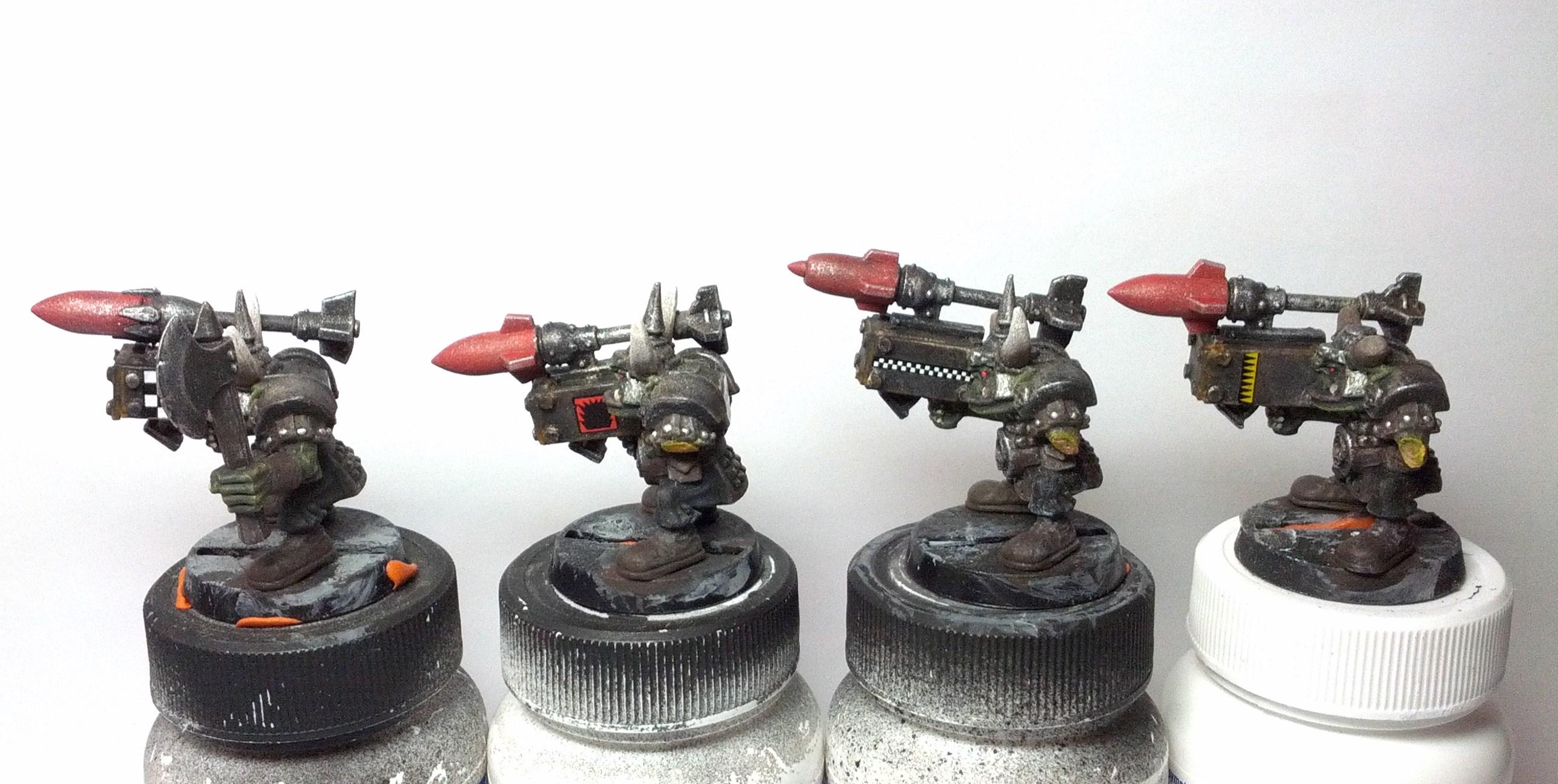 Boy, Custom, Orks, Rokkits, Work In Progress
