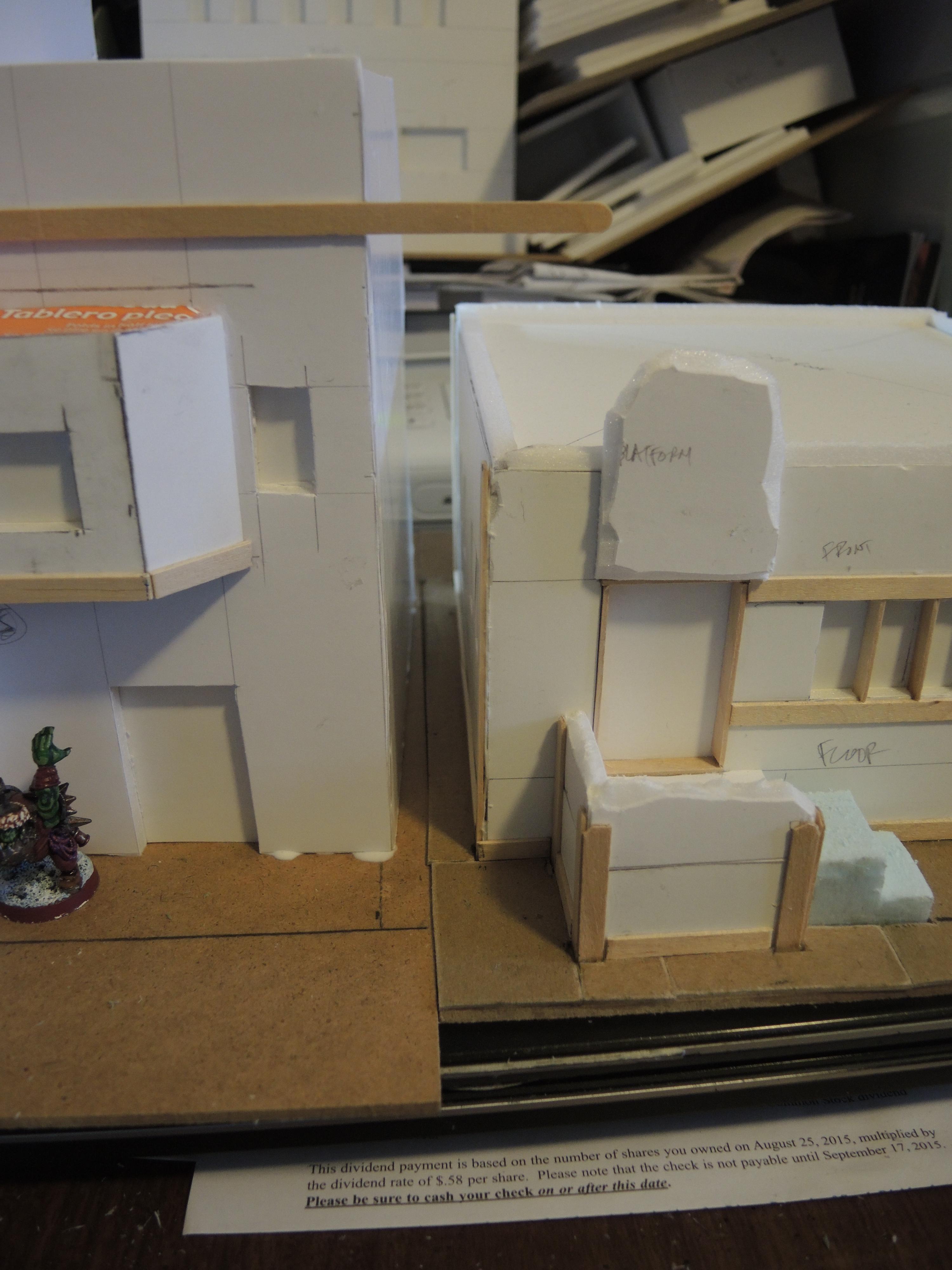 Commission, Commissioned, Game Table, Infinity, Residential, Road, Ruins, Scratch Build, Terrain, Waaazag, Warhammer 40,000, Work In Progress