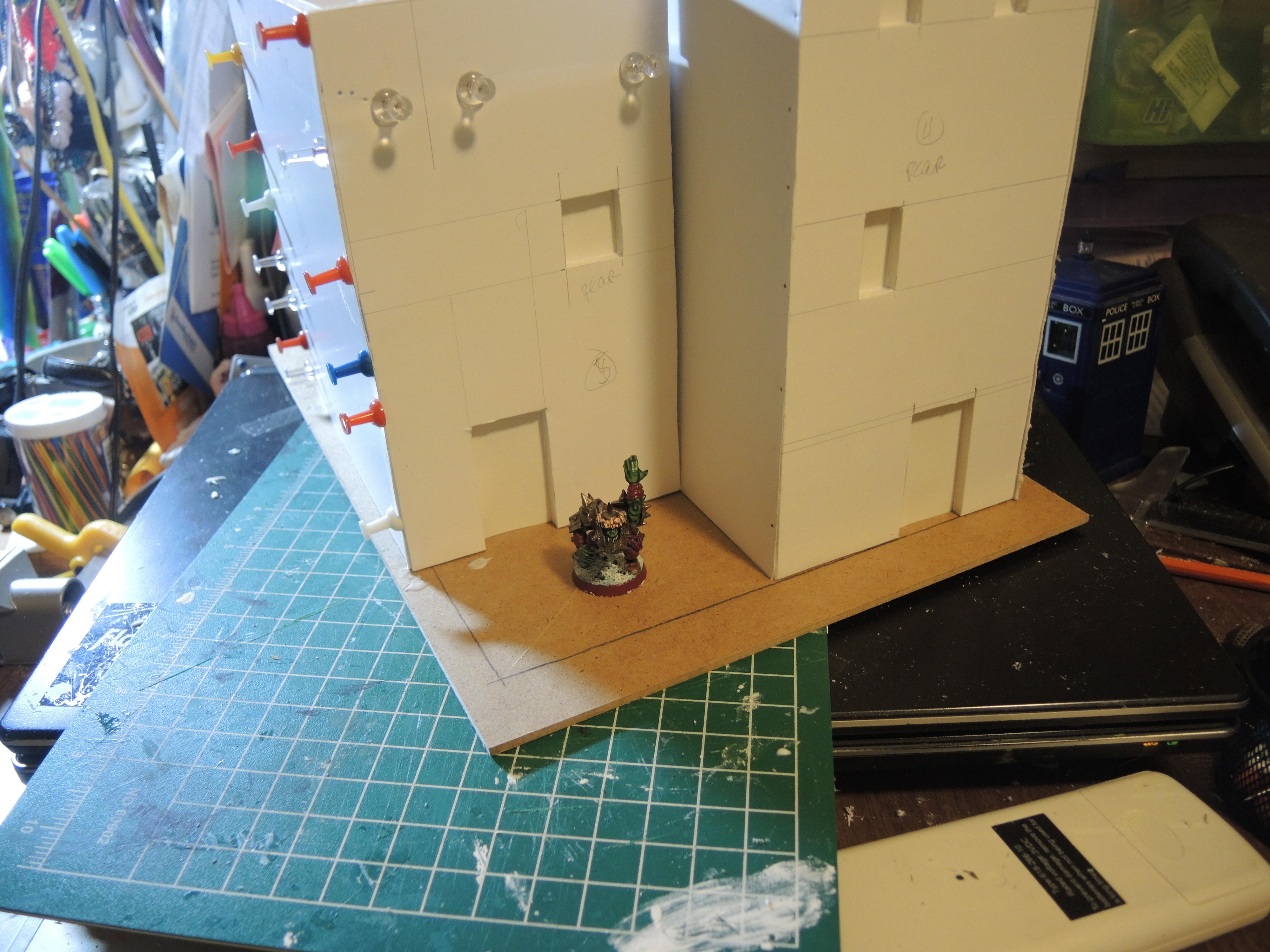 Commission, Commissioned, Game Table, Infinity, Residential, Road, Ruins, Scratch Build, Terrain, Waaazag, Warhammer 40,000, Work In Progress