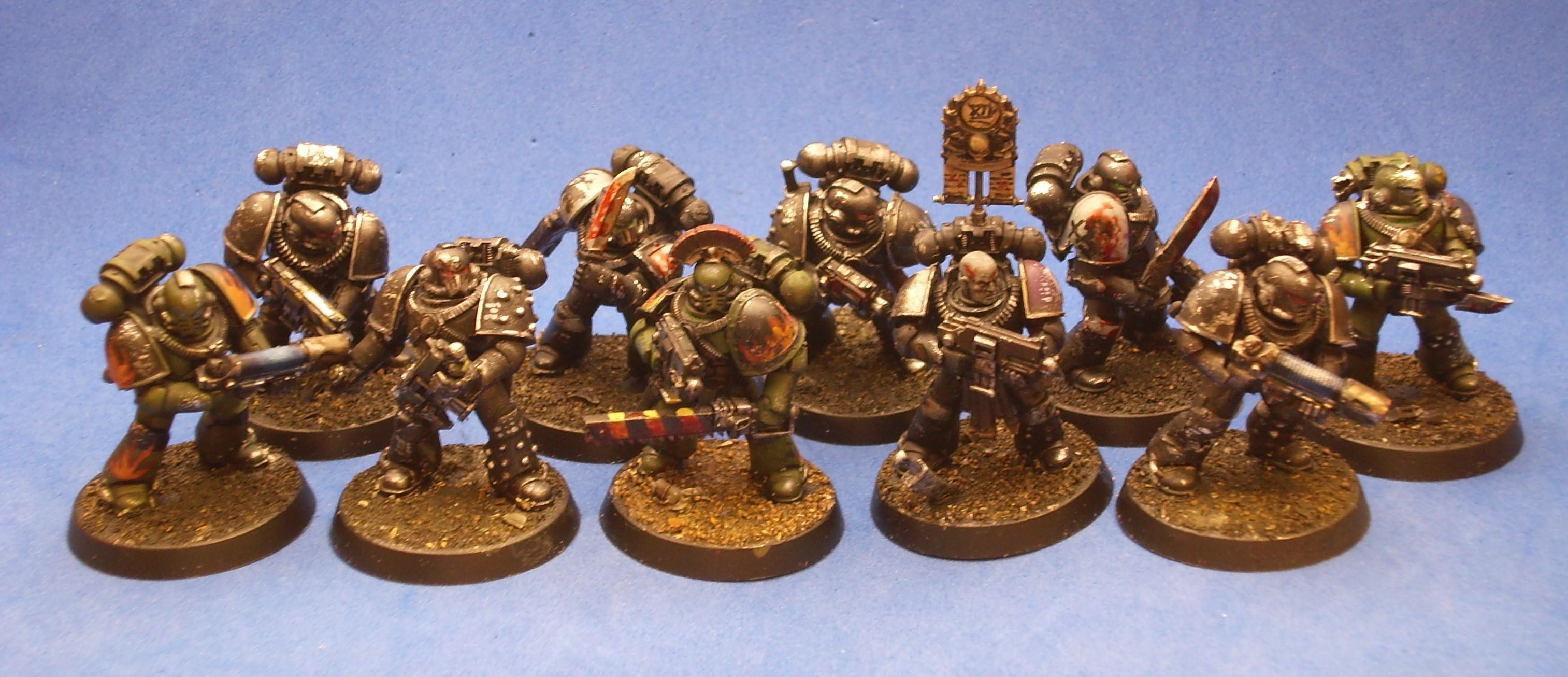 30k, Horus Heresy, Istvaan, Metallics, Shattered Legions, Space Marines, Weathered