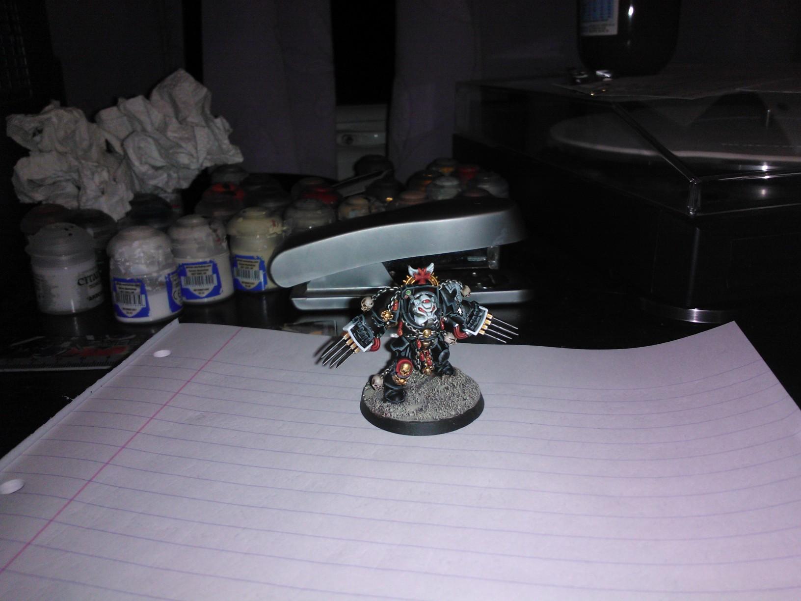 Assault, Black, Black Templars, Blanche, Blood Angels, Chainsword, Conversion, Forge World, Imperium, Lightning Claws, Space Hulk, Space Marines, Tactical Squad, Templars, Terminator Armor