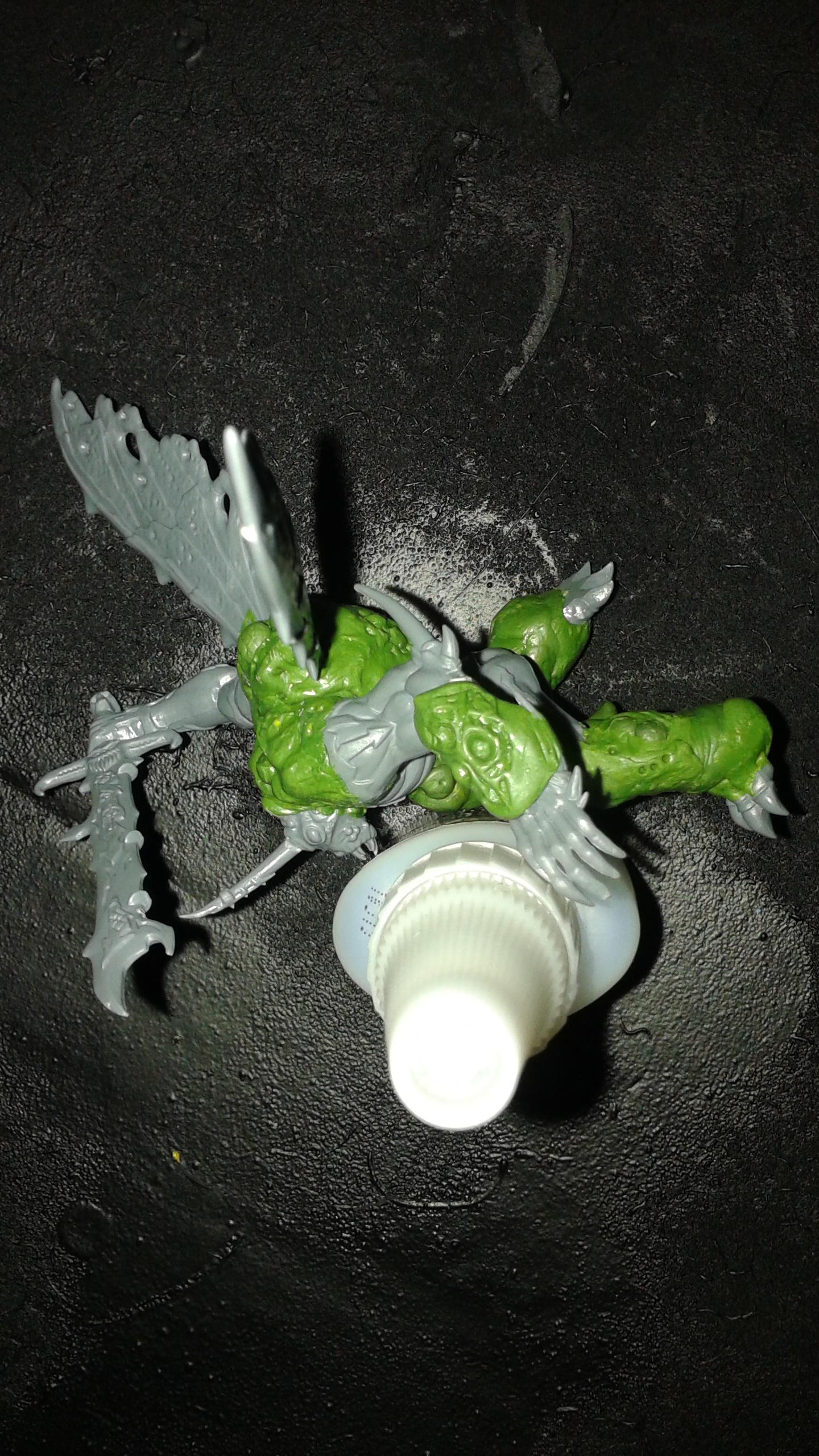 Custom, Daemon Prince, Greenstuff, Nurgle