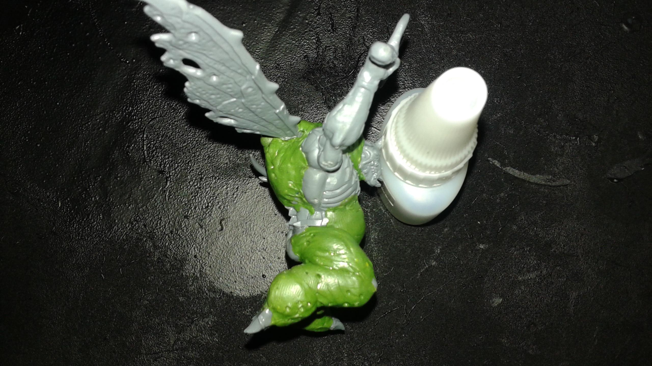 Custom, Daemon Prince, Greenstuff, Nurgle