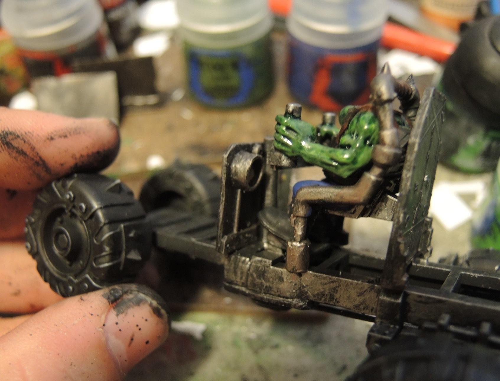 Buggy, Orks, Waaazag, Warhammer 40,000, Work In Progress