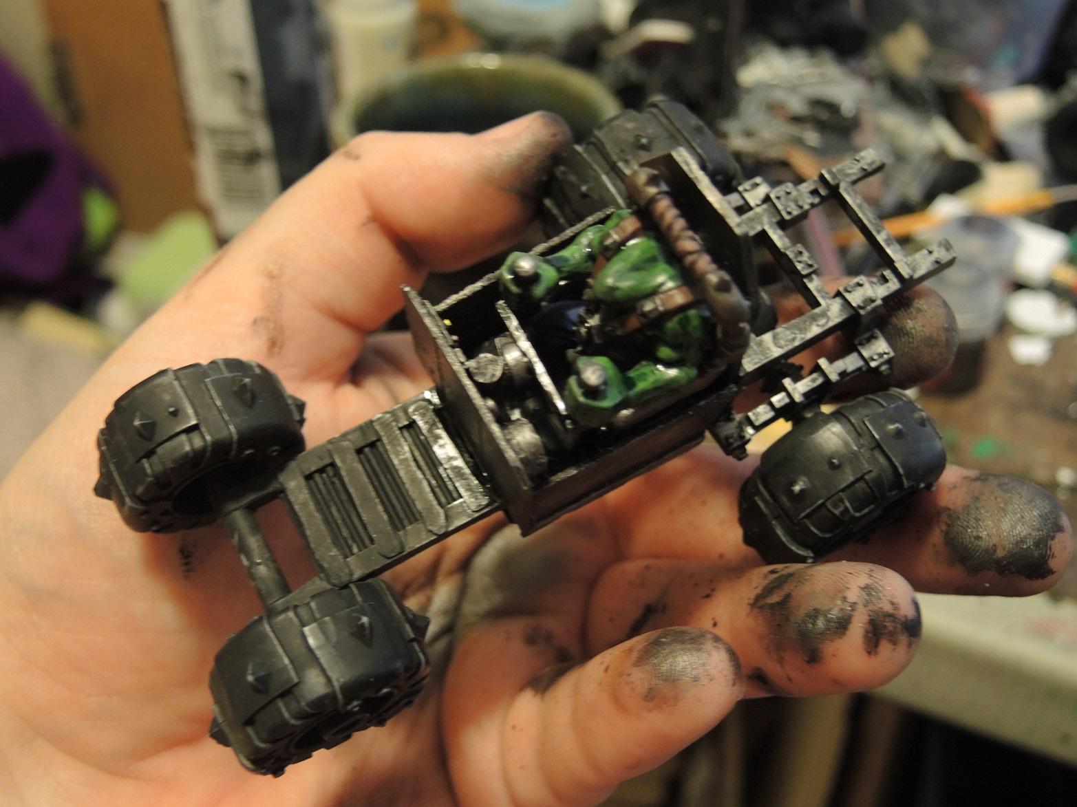 Buggy, Orks, Waaazag, Warhammer 40,000, Work In Progress