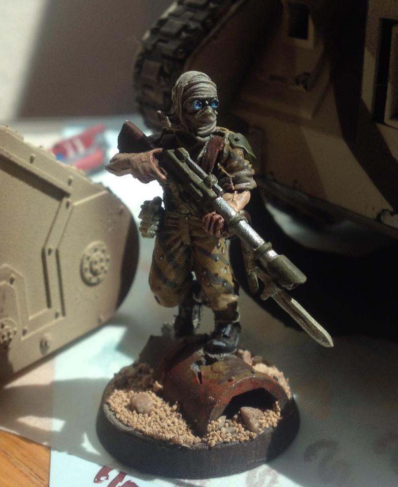 Imperial Guard, Max Mini, Tallarn Desert Raiders, Victoria Miniatures