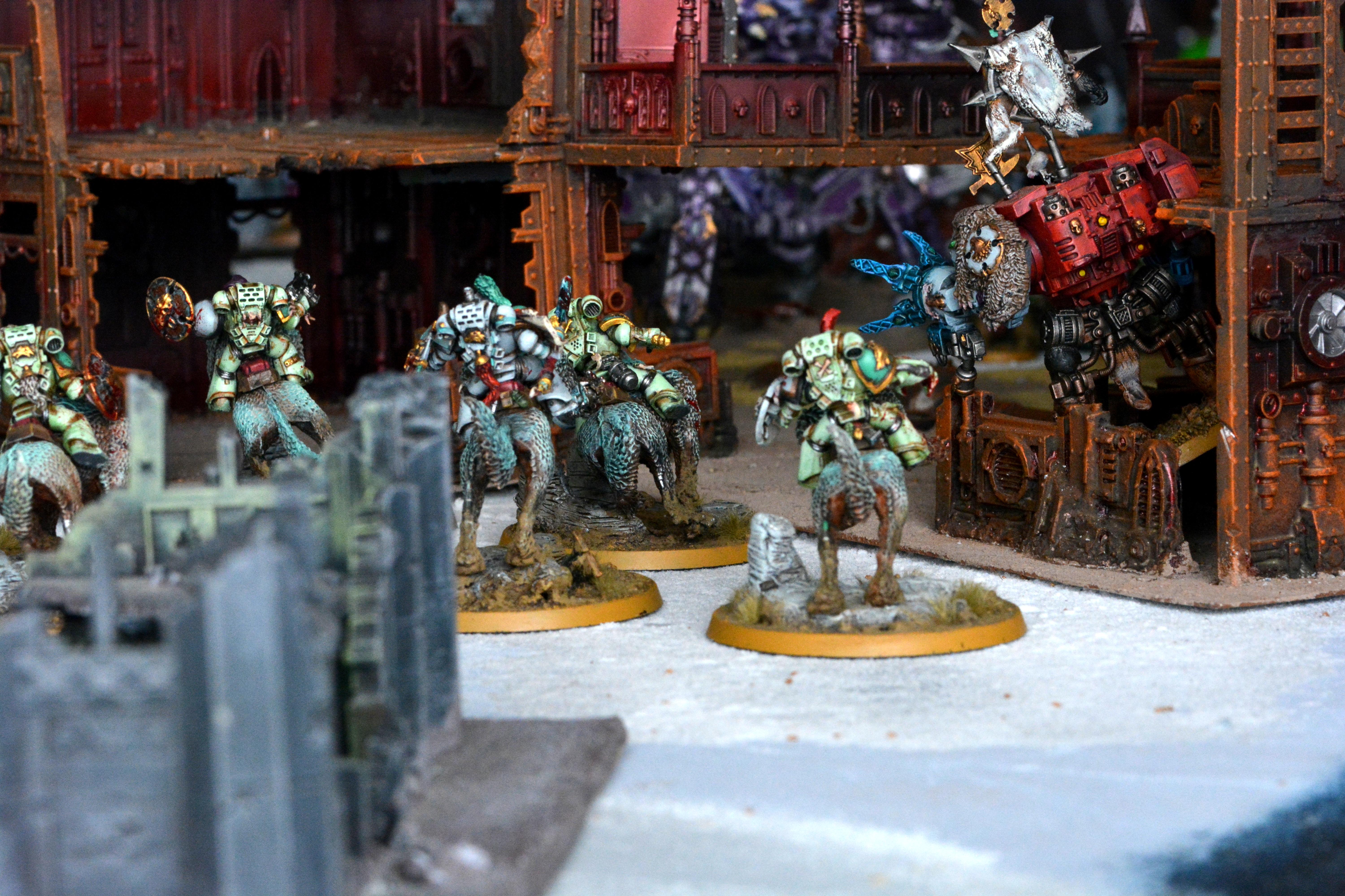 Dreadnought, Slaanesh, Soul Grinder, Space Wolves, Thunderwolf Cavalry