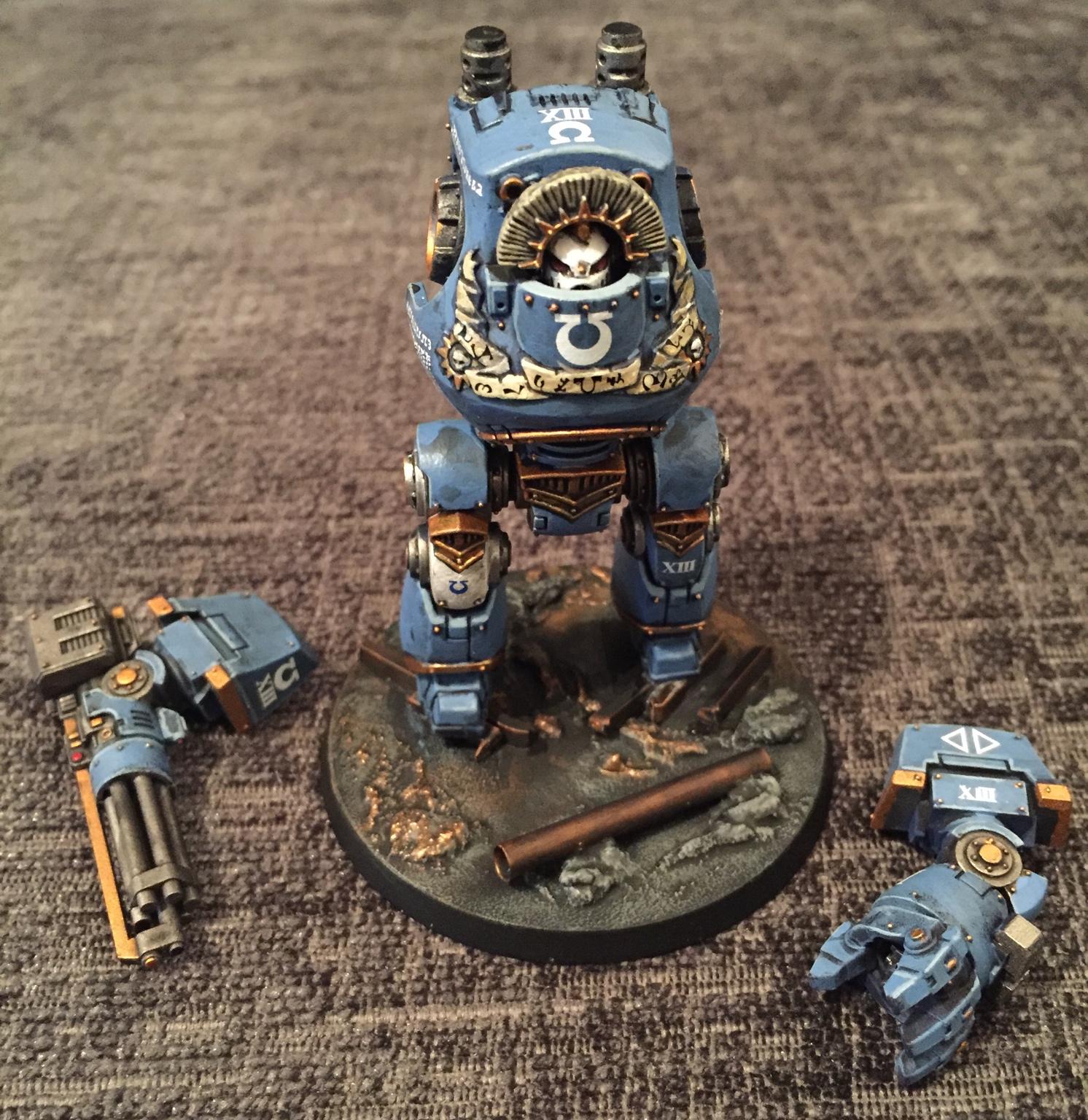 Contemptor, Dreadnought, Smurfs, Space, Space Marines, Ultra