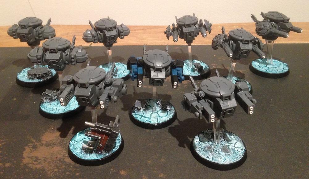 Crisis Drones, Tau, Warhammer 40,000