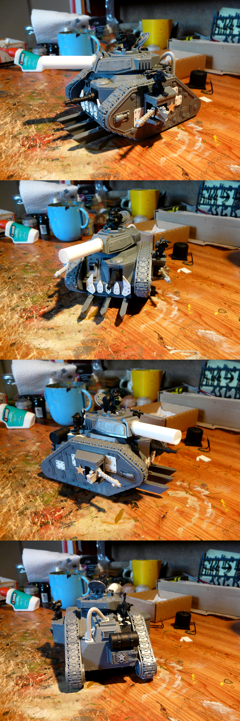 Blood Axe, Forge World, Kromleck, Leman Russ, Looted, Looted Wagon, Orks, Work In Progress, Zinge
