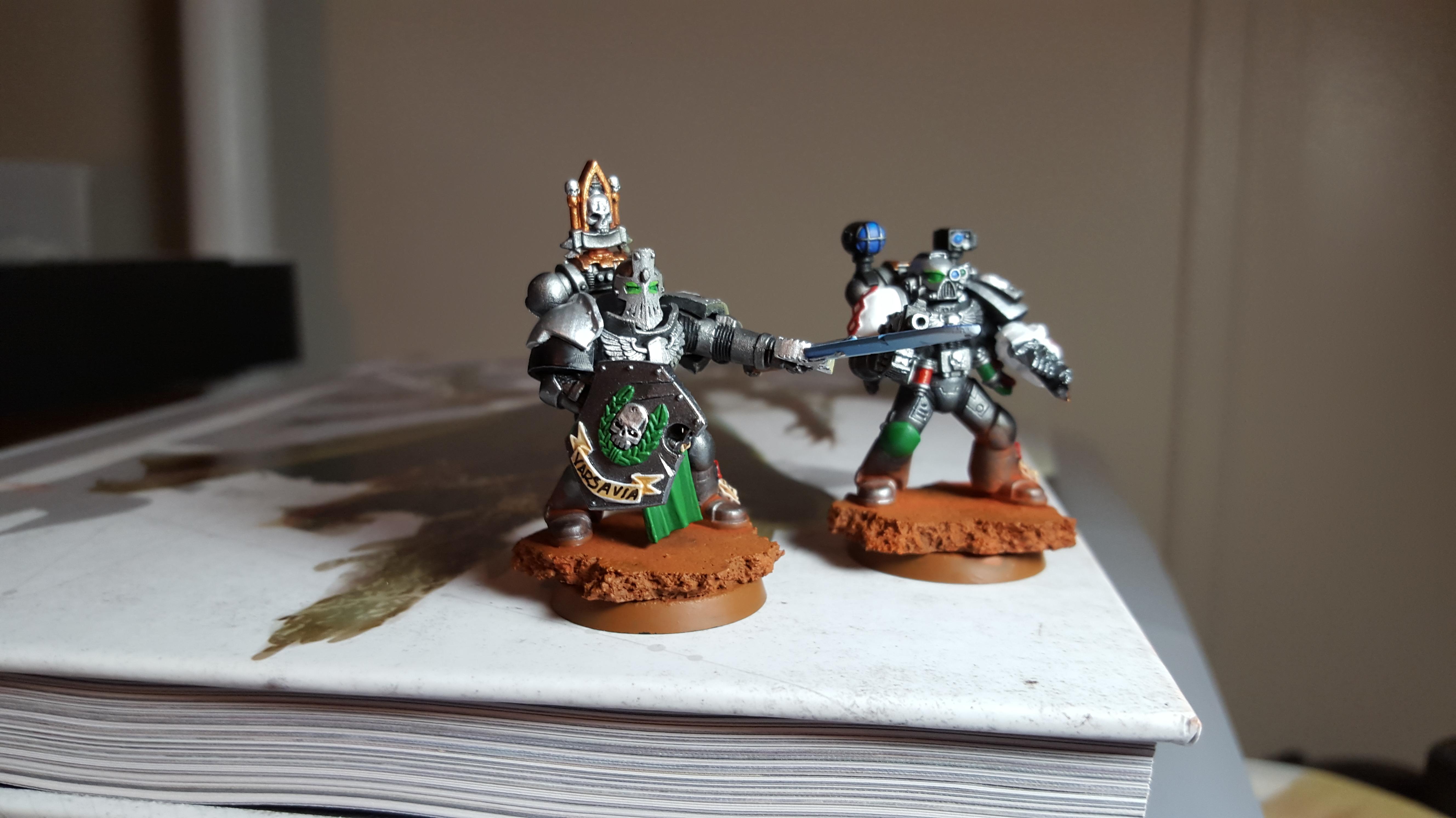 Apothecary, Champion, Silver Skulls, Space Marines