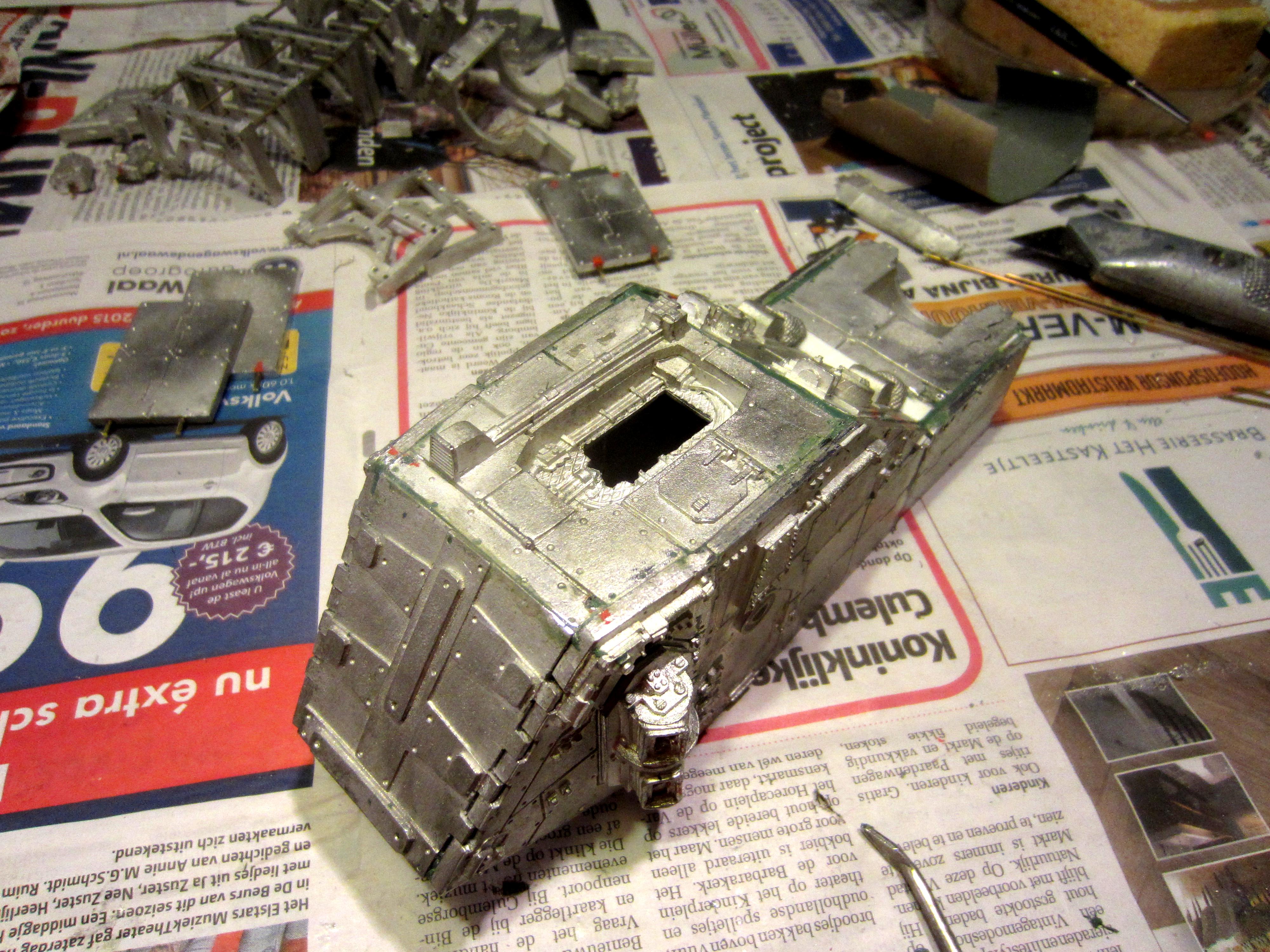 Blood Angels, Metal, Space Marines, Thunderhawk