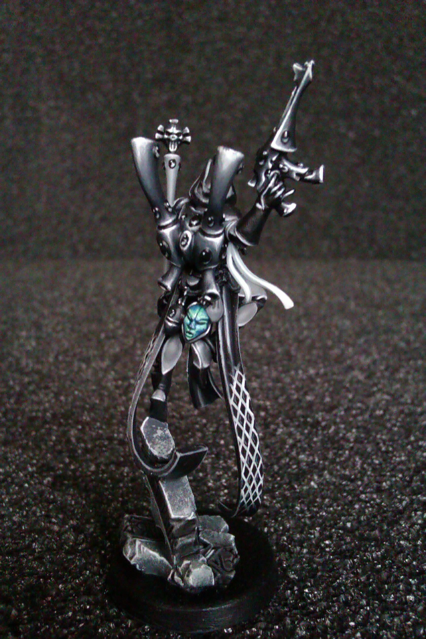 Eldar, Greyscale, Harlequins, Warhammer 40,000