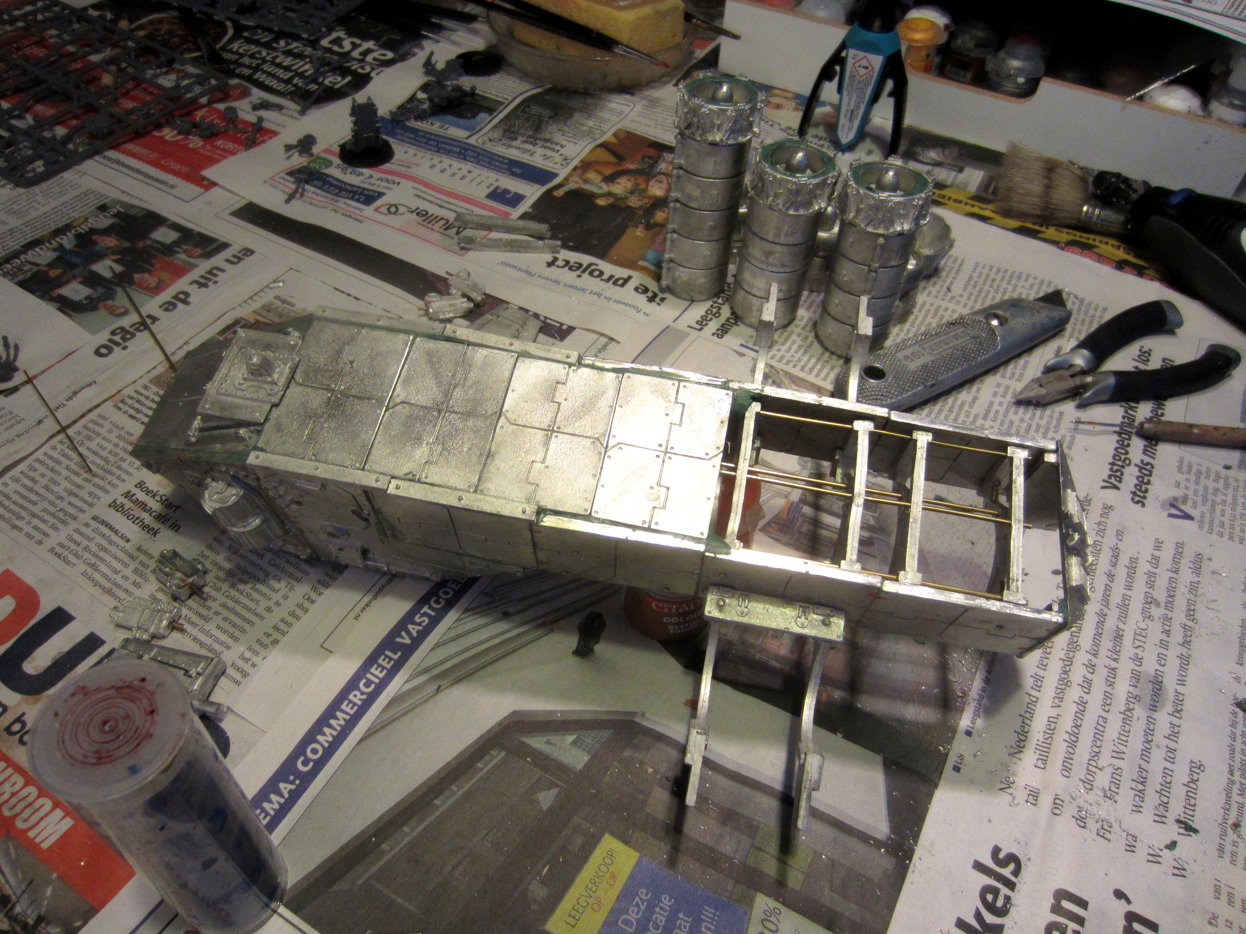 Blood Angels, Metal, Space Marines, Thunderhawk