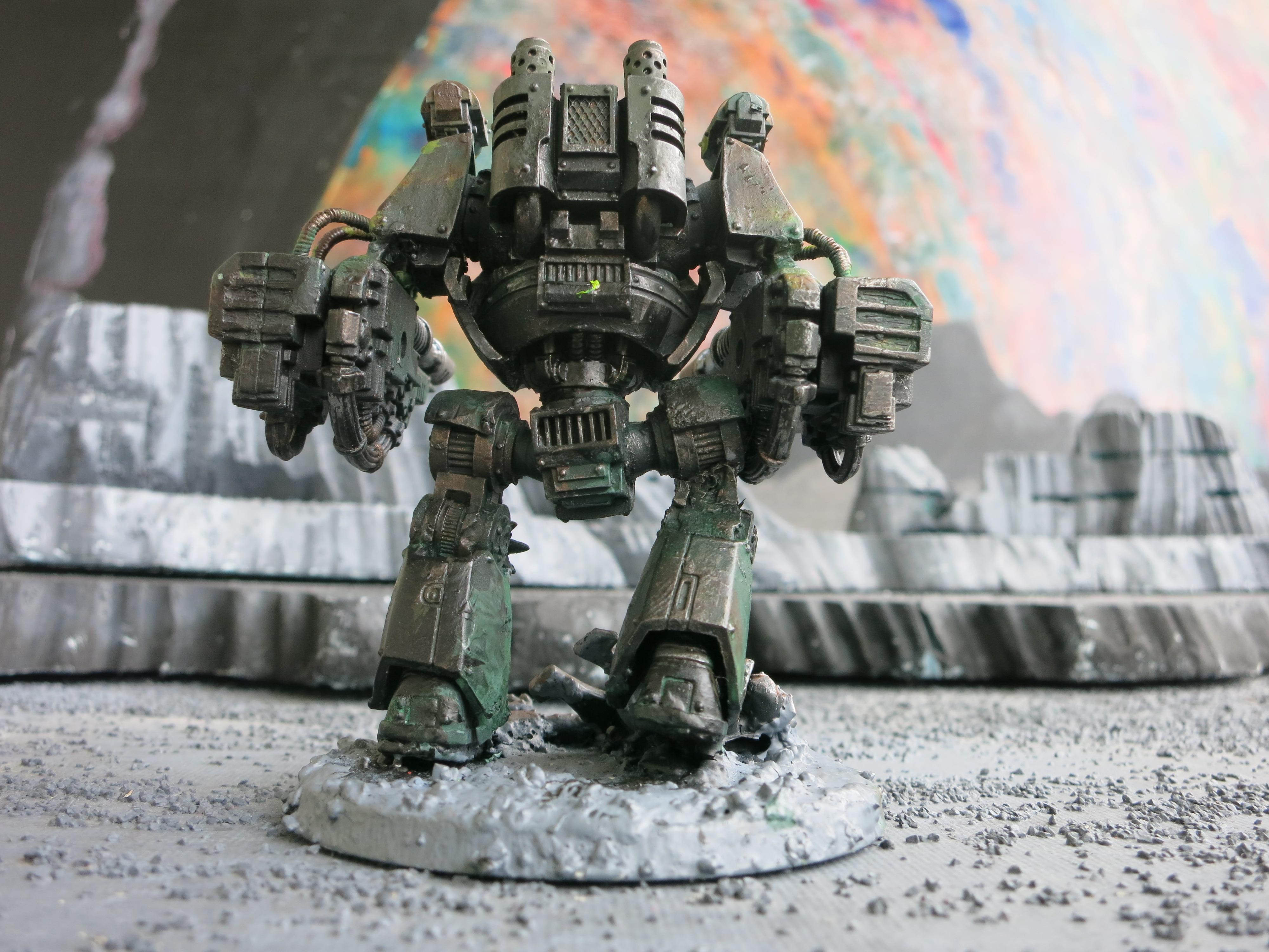 Camouflage, Twin-linked Lascannons - Mortis Dreadnought - Gallery ...