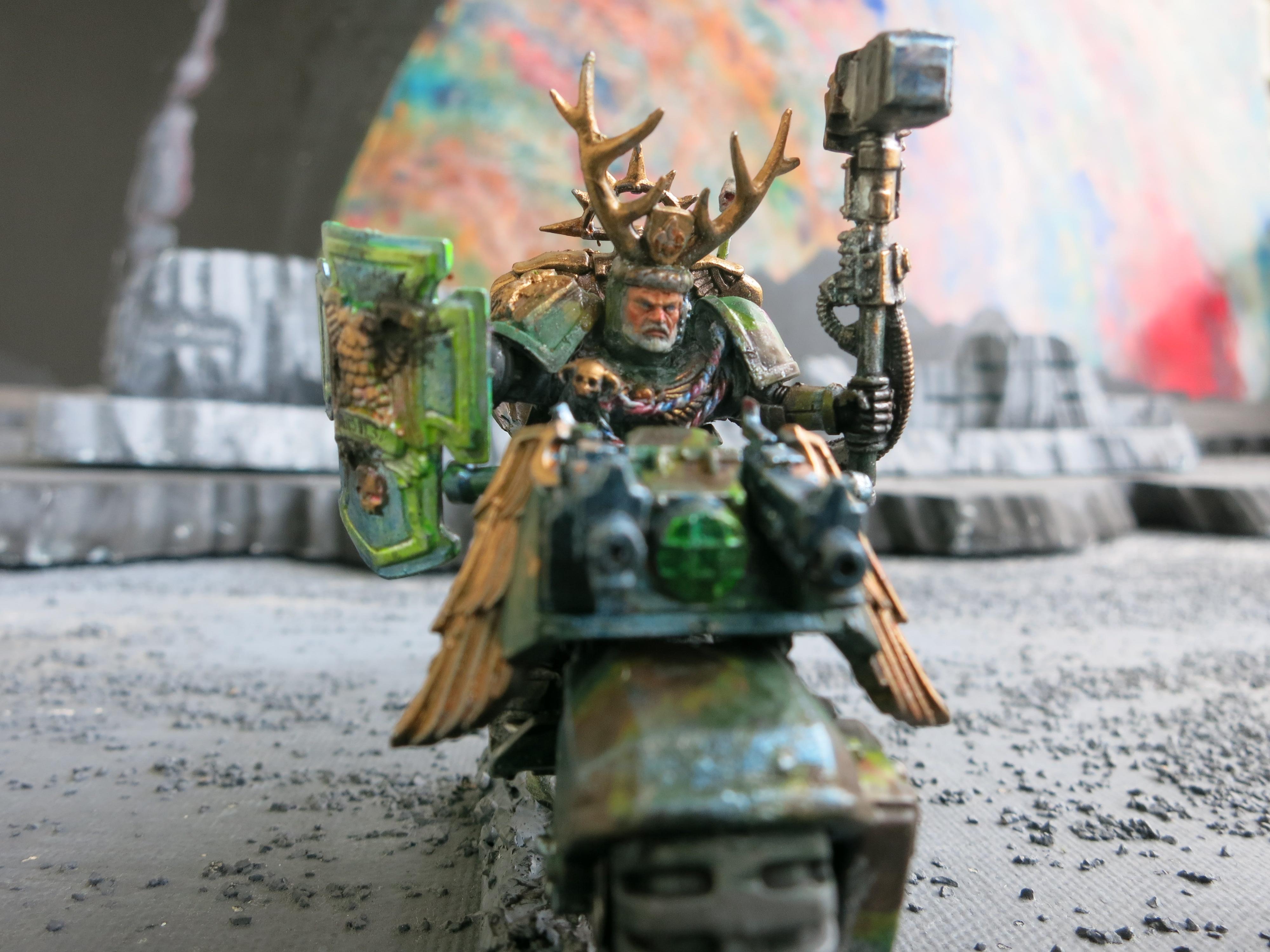Bike, Biker Chapter Master, Camouflauge, The Shield Eternal, Thunderhammer