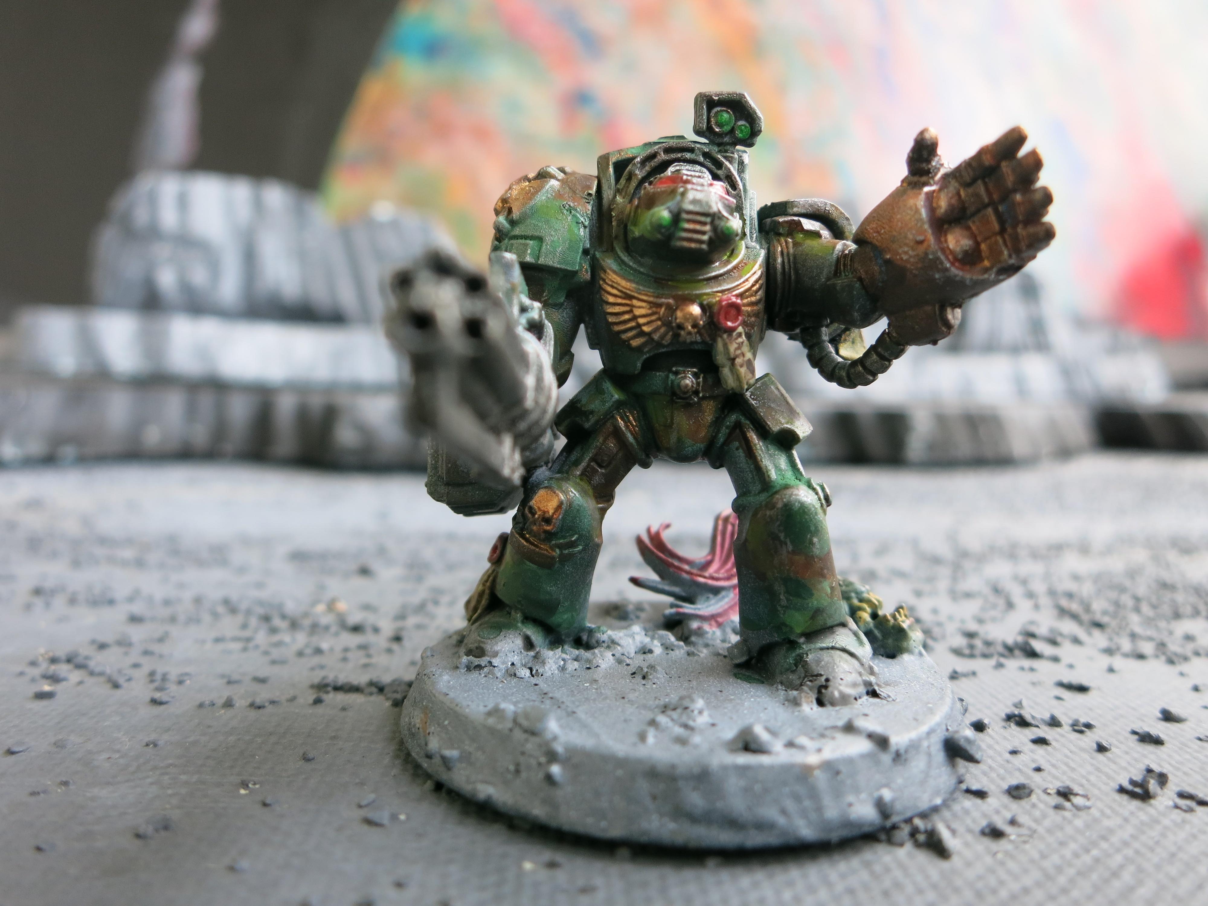 Assault Cannon, Camouflauge, Power Fist, Terminator Armor
