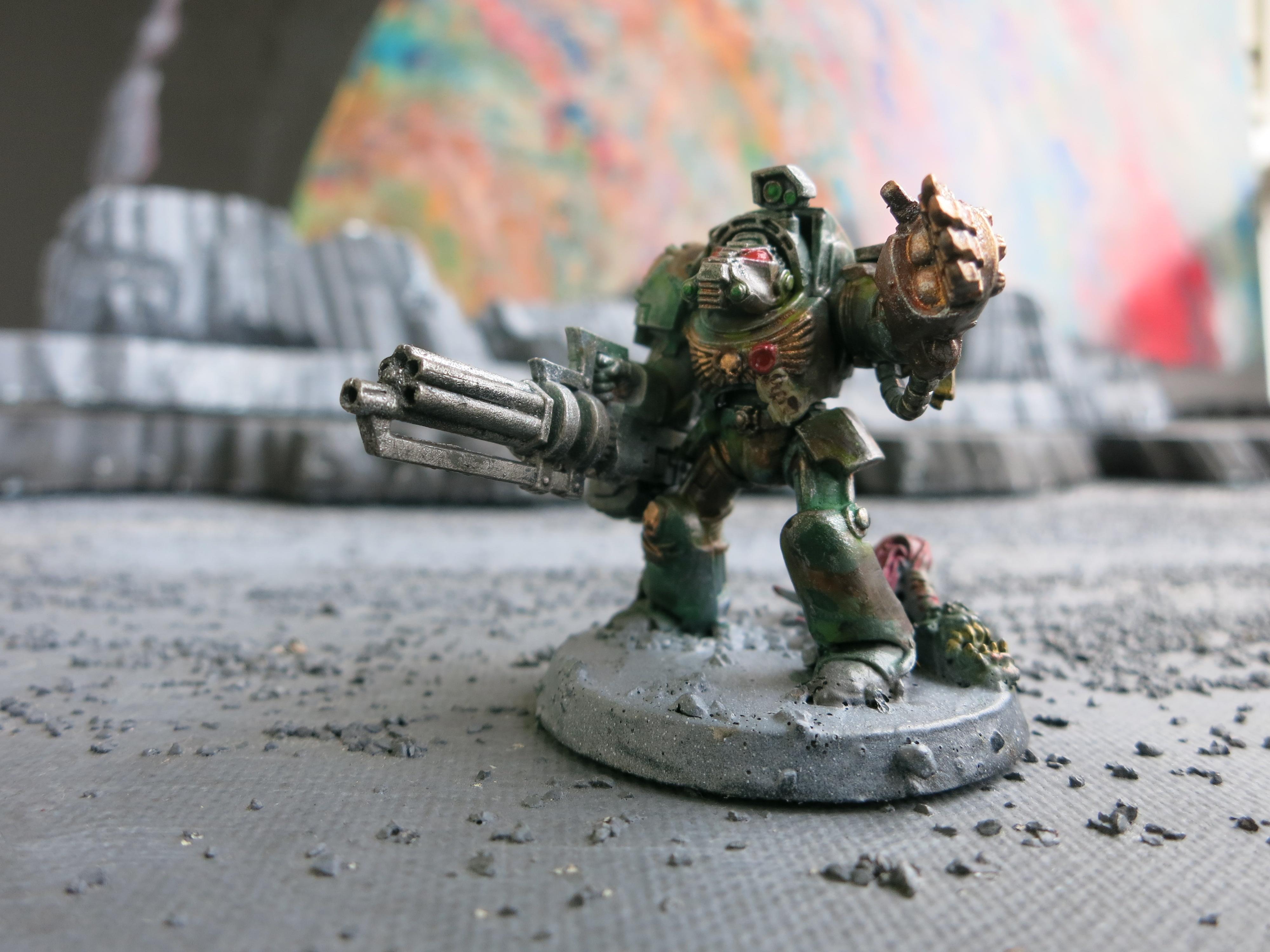 Assault Cannon, Camouflauge, Power Fist, Terminator Armor